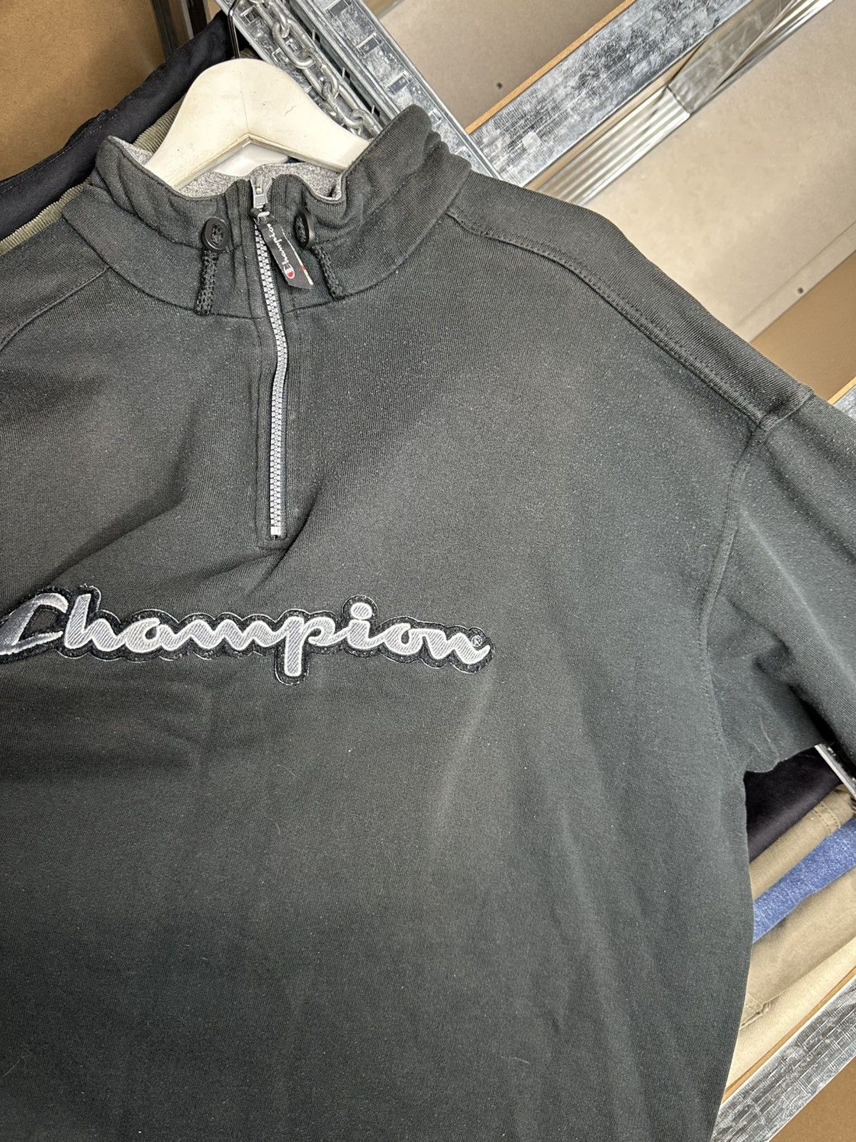 Champion Champion USA Vintage Sweatshirt Black Embroidered Logo XL Size US XL / EU 56 / 4 - 5 Thumbnail