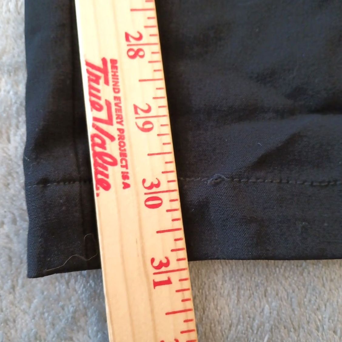 Vintage Chico's Pants Womens Size 0 Ankle Straight Leg 29x31 Black Mid Rise Regular Inseam 31"} Size 25" / US 0 / IT 36 - 5 Thumbnail