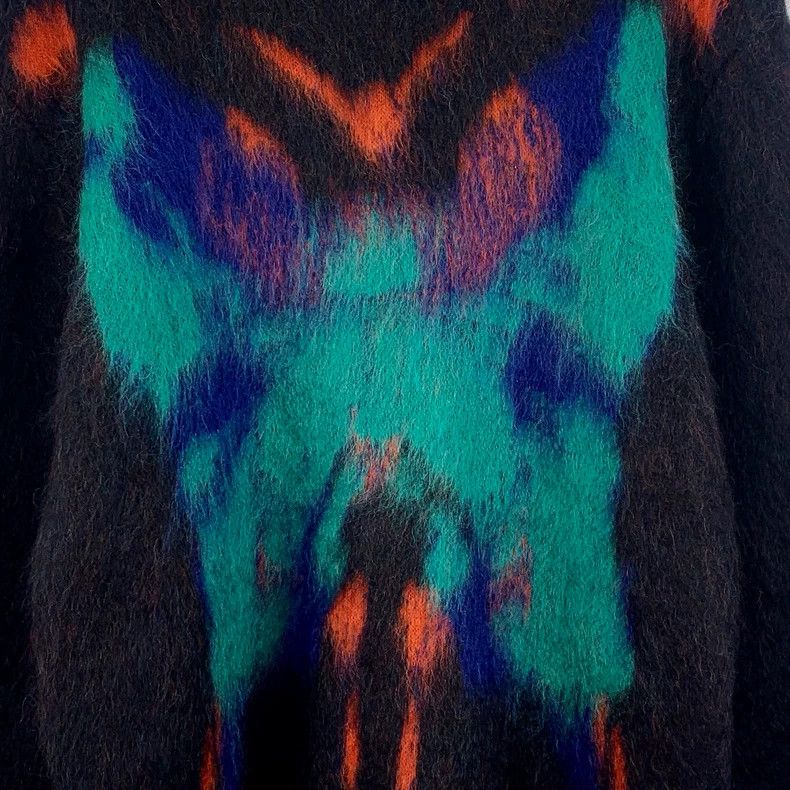 Louis Vuitton Louis Vuitton 23 Black Butterfly Intarsia Mohair Crew Neck Size US M / EU 48-50 / 2 - 4 Thumbnail