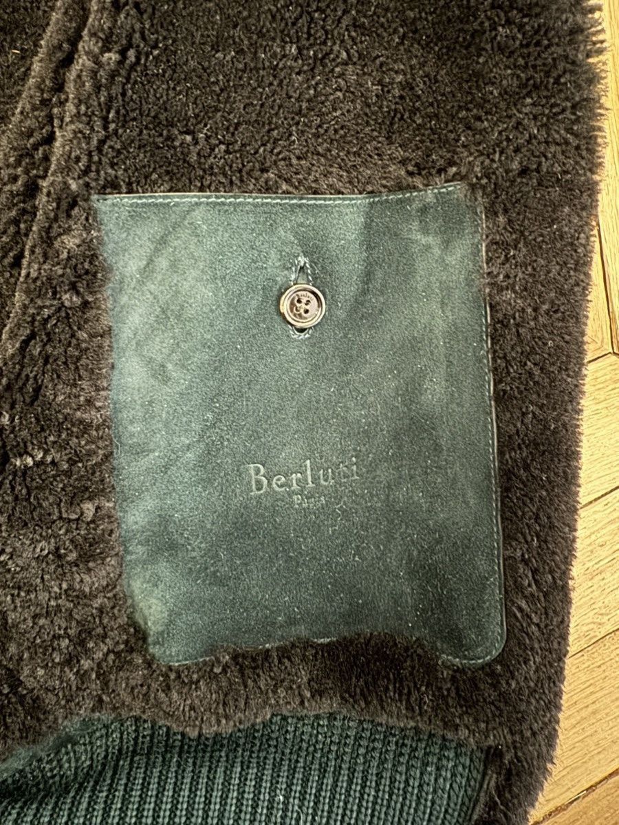 Berluti Berluti Lizard Trimmed Shearling Jacket Size US M / EU 48-50 / 2 - 5 Thumbnail