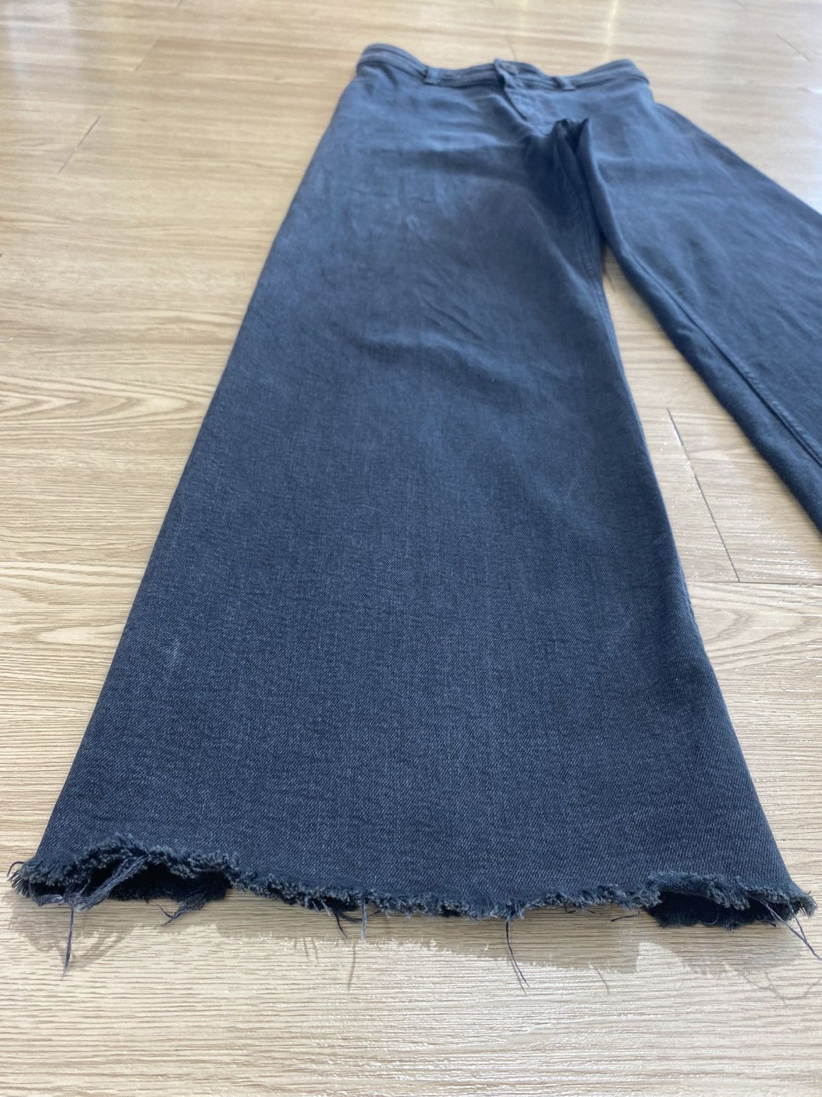Zara ZARA Baggy Style Hairy Leg Denim Size US 26 / EU 42 - 5 Thumbnail