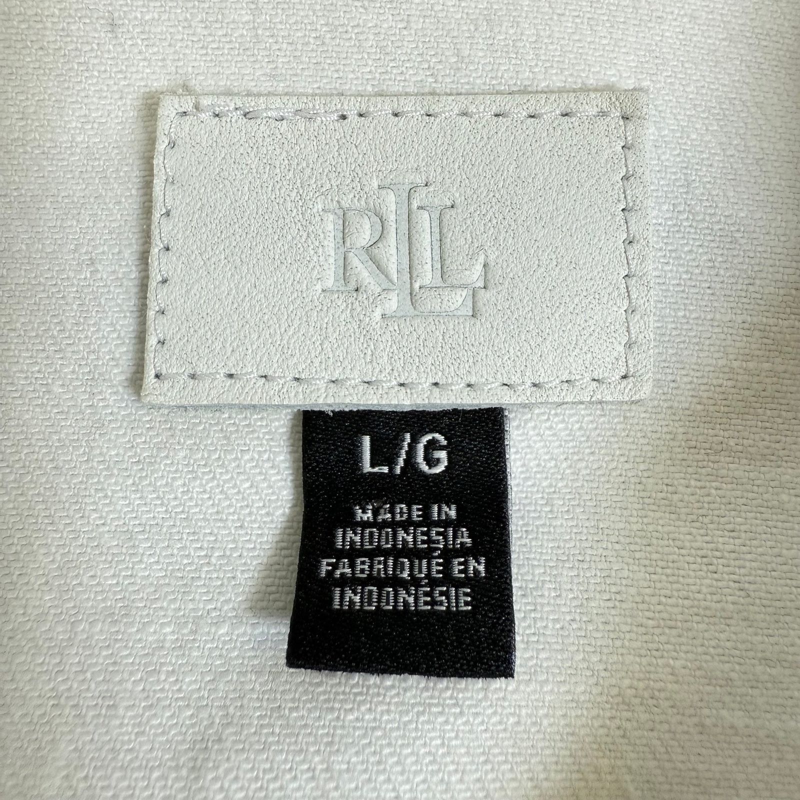 Lauren Ralph Lauren LRL Ralph Lauren White Denim Trucker Jean Jacket Women’s L Size L / US 10 / IT 46 - 6 Thumbnail