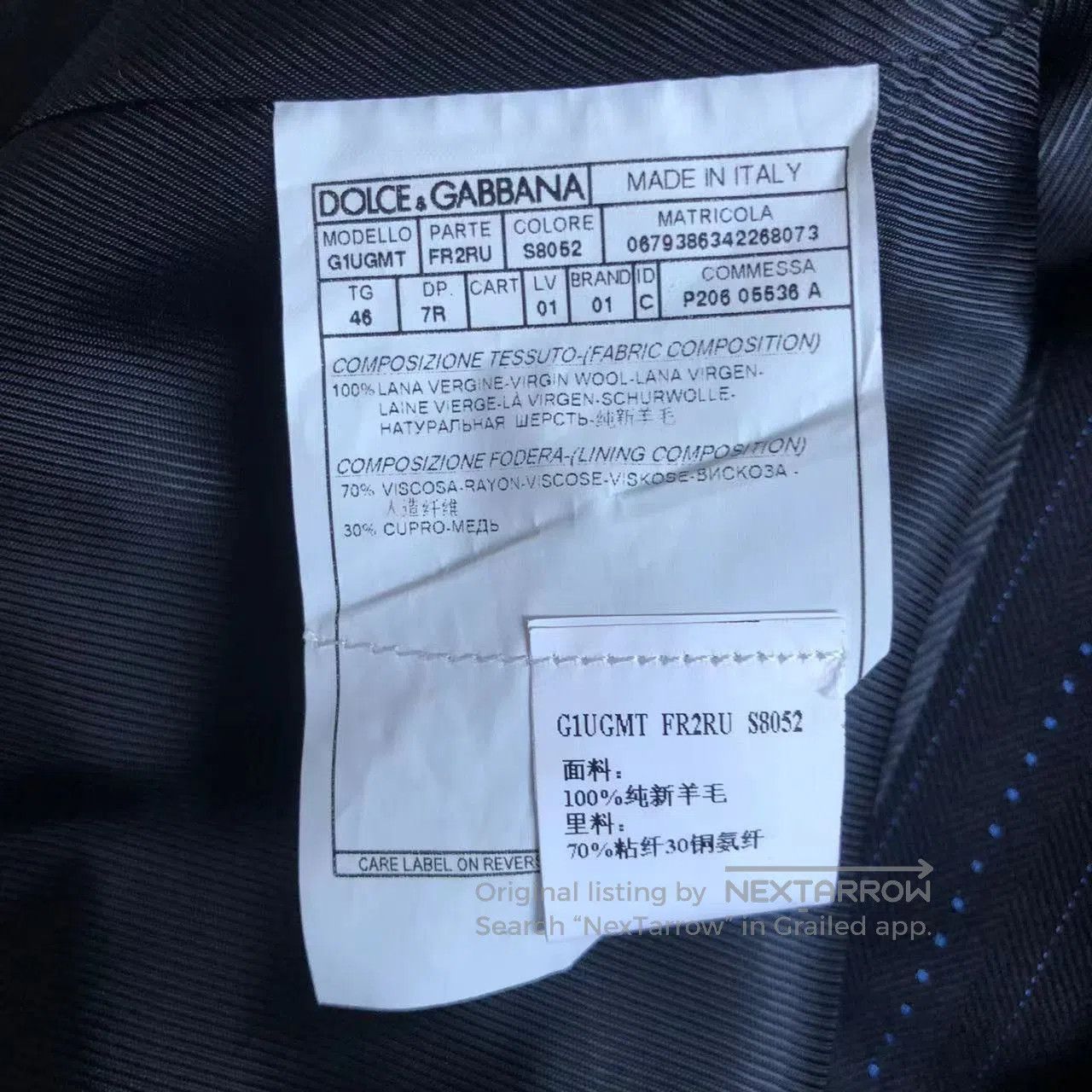 Dolce & Gabbana Dolce Gabbana Three-Piece Stitch Suit. Size US S / EU 44-46 / 1 - 4 Thumbnail
