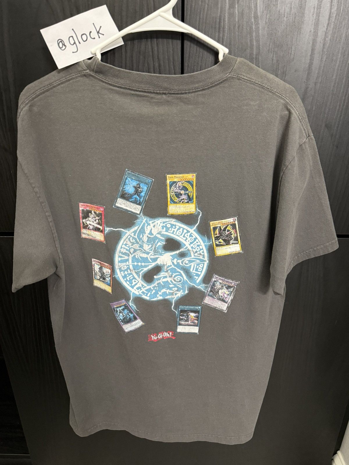 Japanese Brand Yu-Gi-Oh Drought Dark Magician Grey Tee Size Large Size US L / EU 52-54 / 3 - 2 Thumbnail