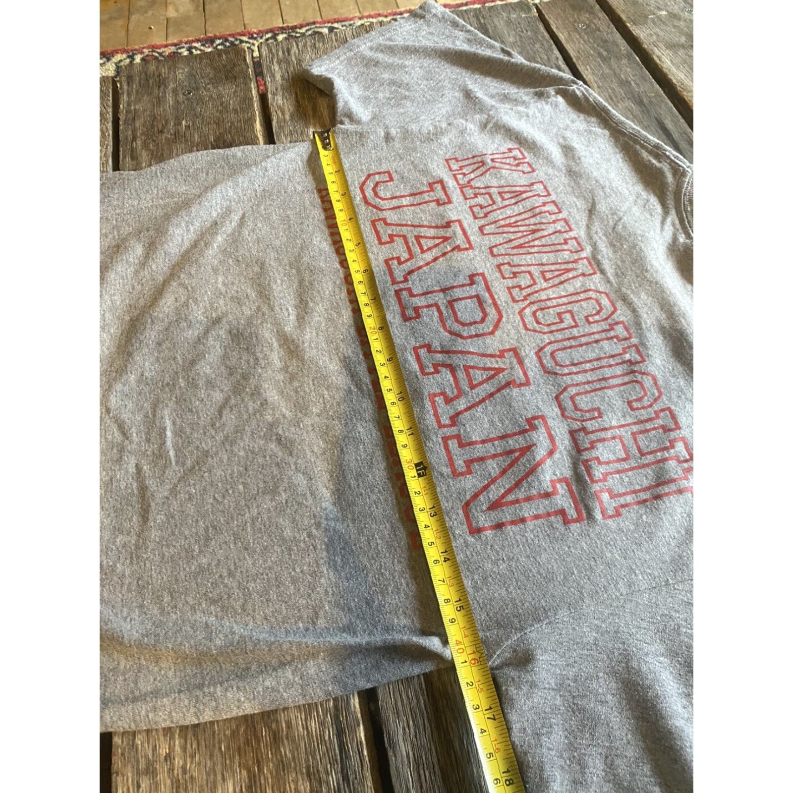 Jerzees Jerzees T-Shirt Gray Short Sleeve S Japan Kawaguchi Little League World Series 2018 Graphic Tee Mens Size US S / EU 44-46 / 1 - 8 Thumbnail