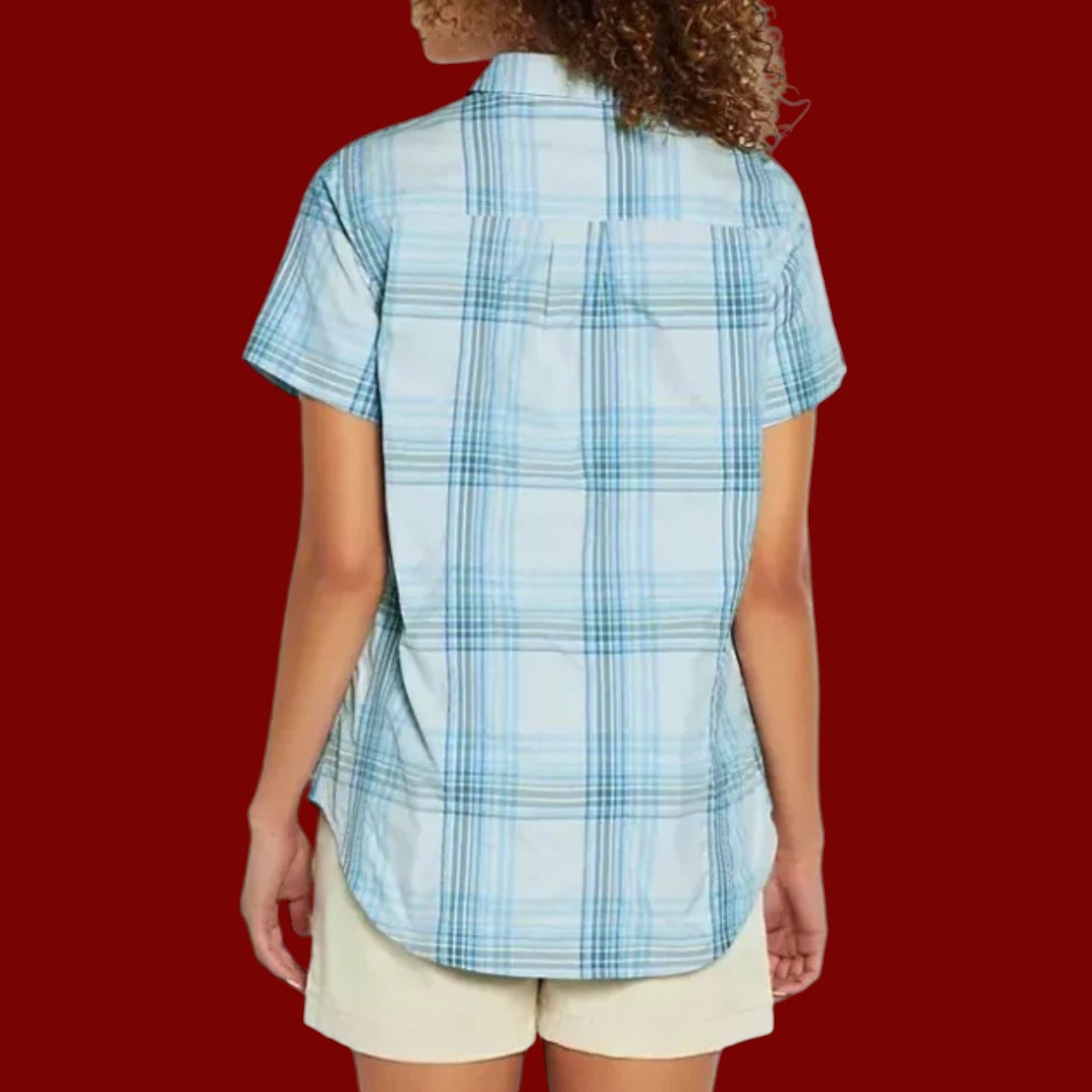 Other Eddie Bauer - Women's Moisture Wicking Short Sleeve Shirt - Size XL / US 12-14 / IT 48-50 - 2 Thumbnail