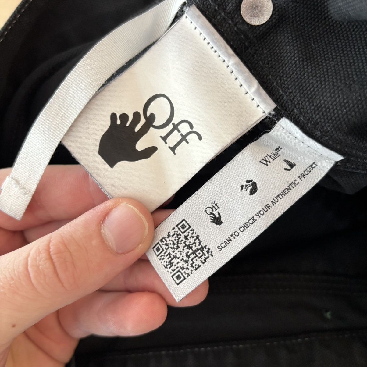 Off-White Off White Black Cargo Pants Size US 34 / EU 50 - 4 Thumbnail