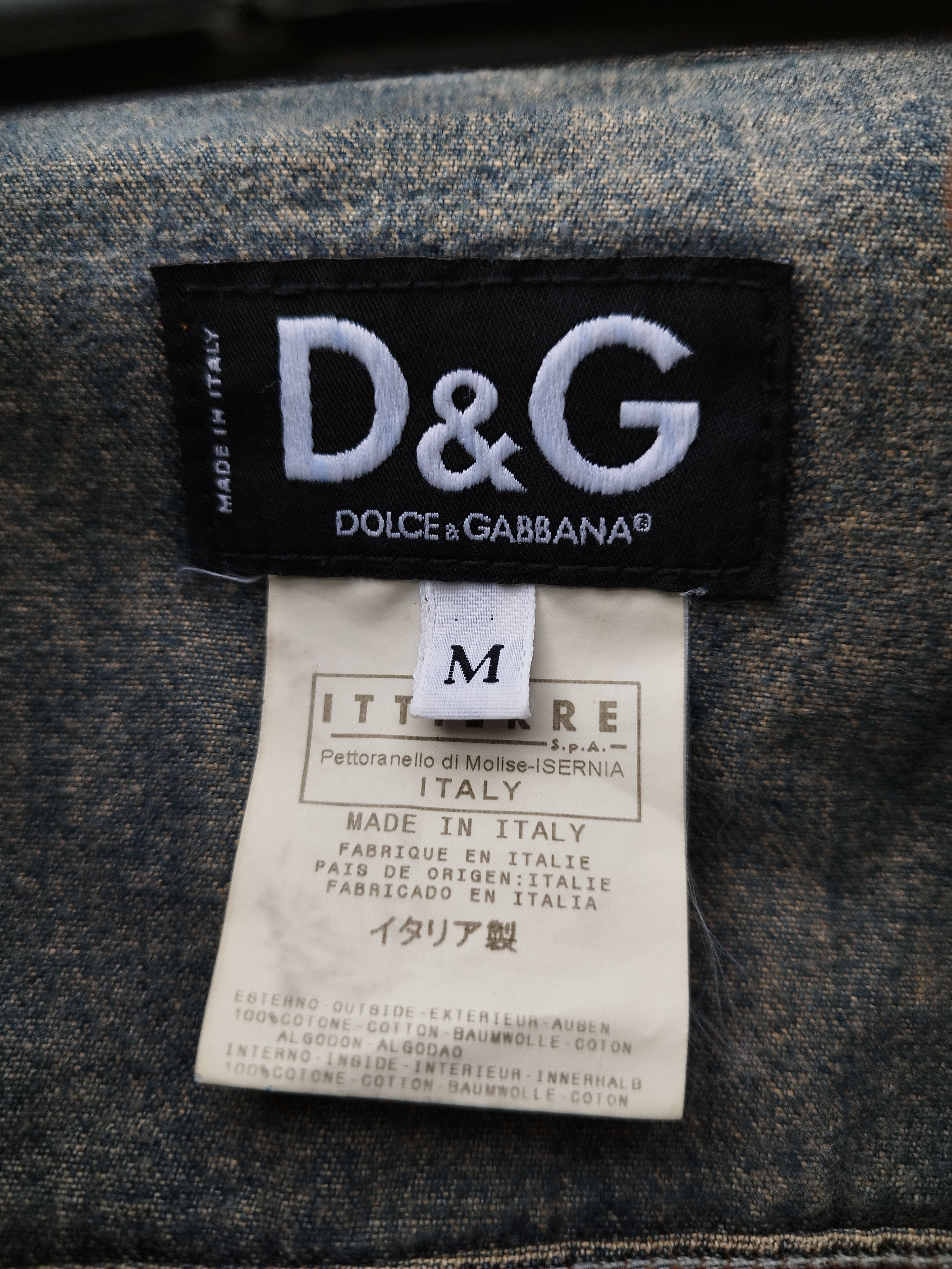 Dolce & Gabbana Vintage Dolce & Gabbana Multi-Pocket Denim Jacket Archive Size US M / EU 48-50 / 2 - 7 Thumbnail