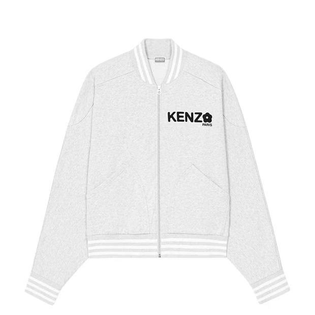 image of Kenzo O1G2R1Mq0424 Flower Jackets In Gris, Men's (Size Small)