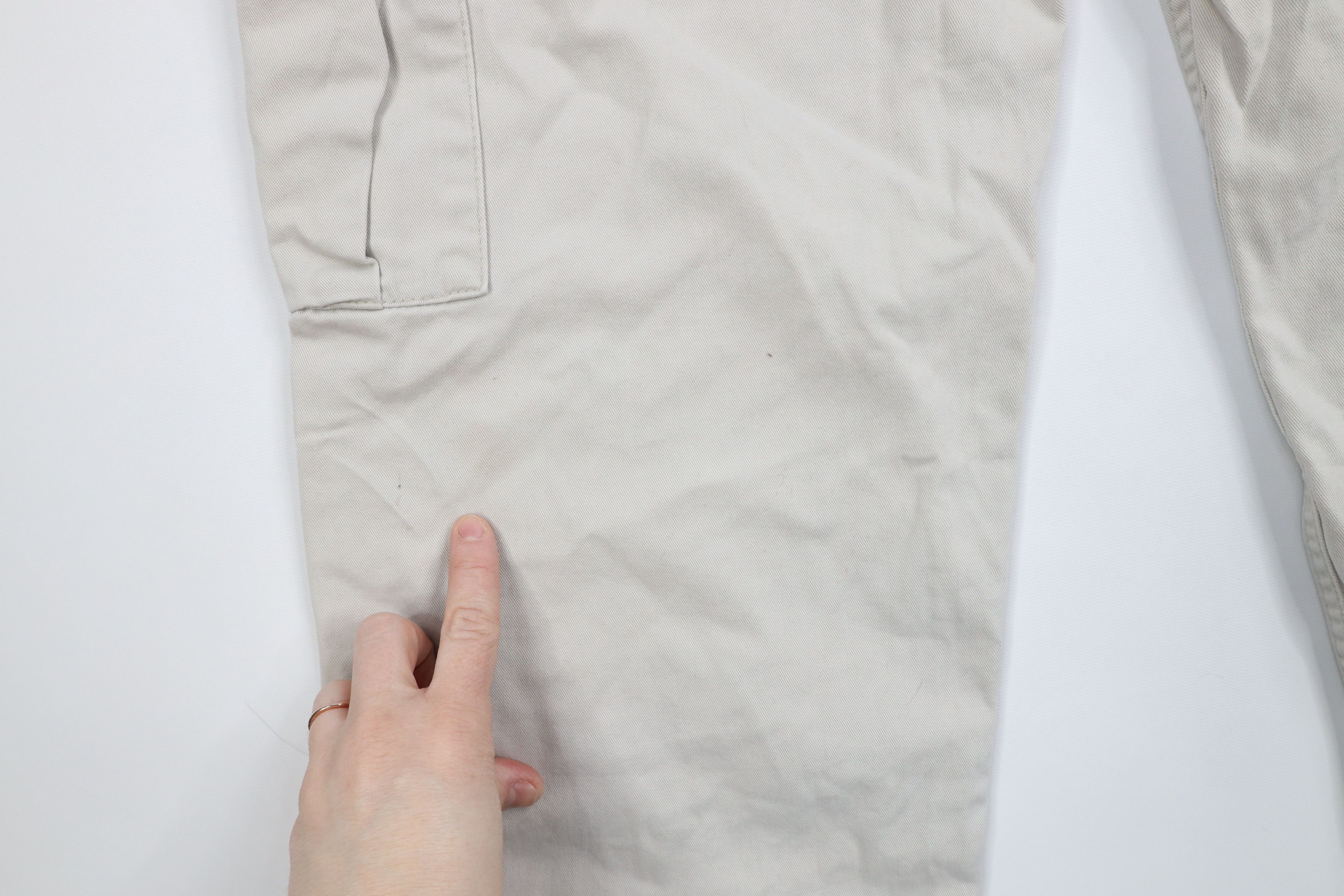 Levi's × Vintage Vintage Y2K Levis SilverTab Loose Baggy Wide Leg Cargo Pants Size US 32 / EU 48 - 15 Thumbnail