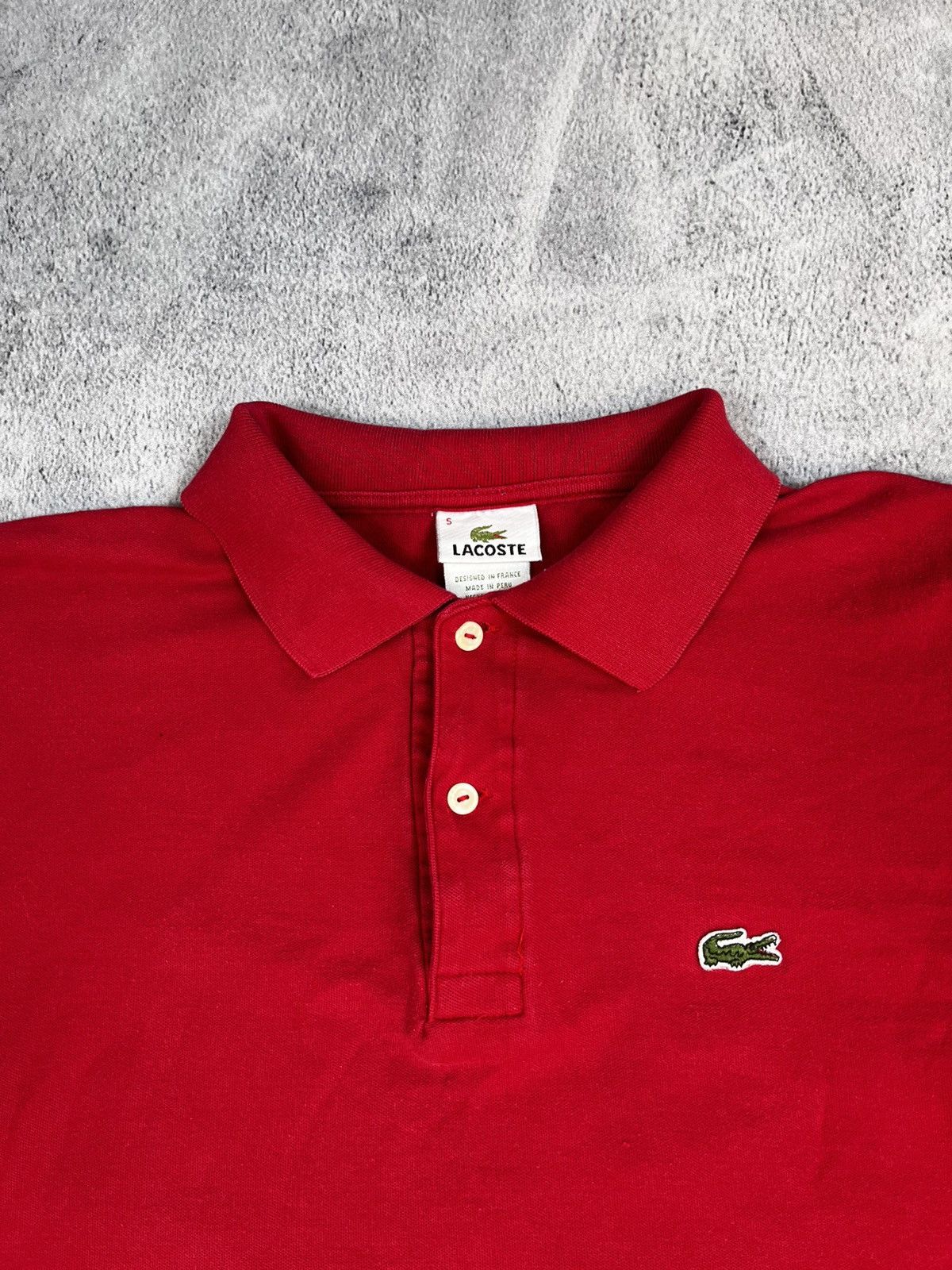 Lacoste Vintage Y2K Lacoste faded polo tee casual old money style Size US M / EU 48-50 / 2 - 4 Thumbnail
