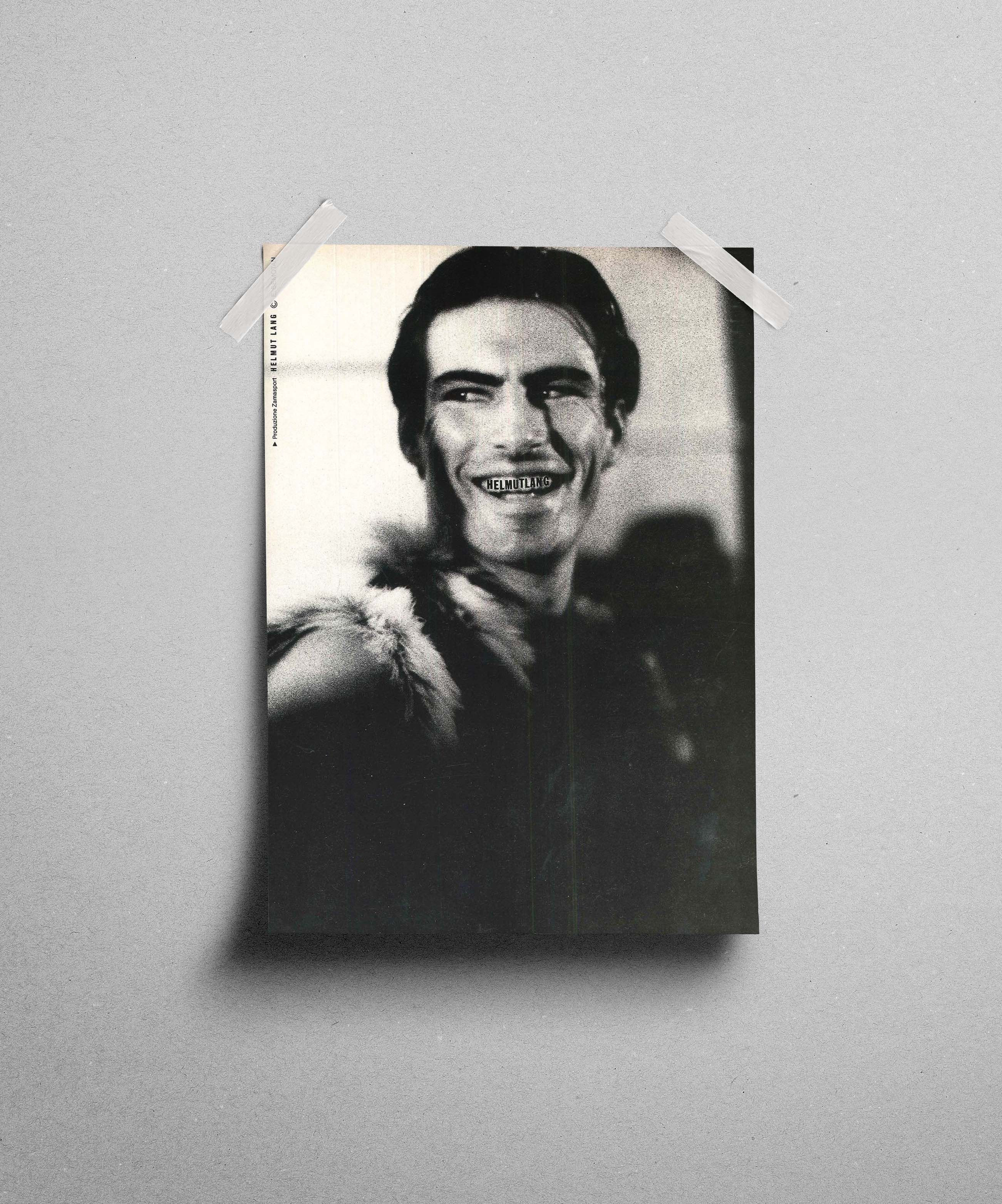 Helmut Lang 90s Helmut Lang Poster Gift Vintage Archive Lookbook