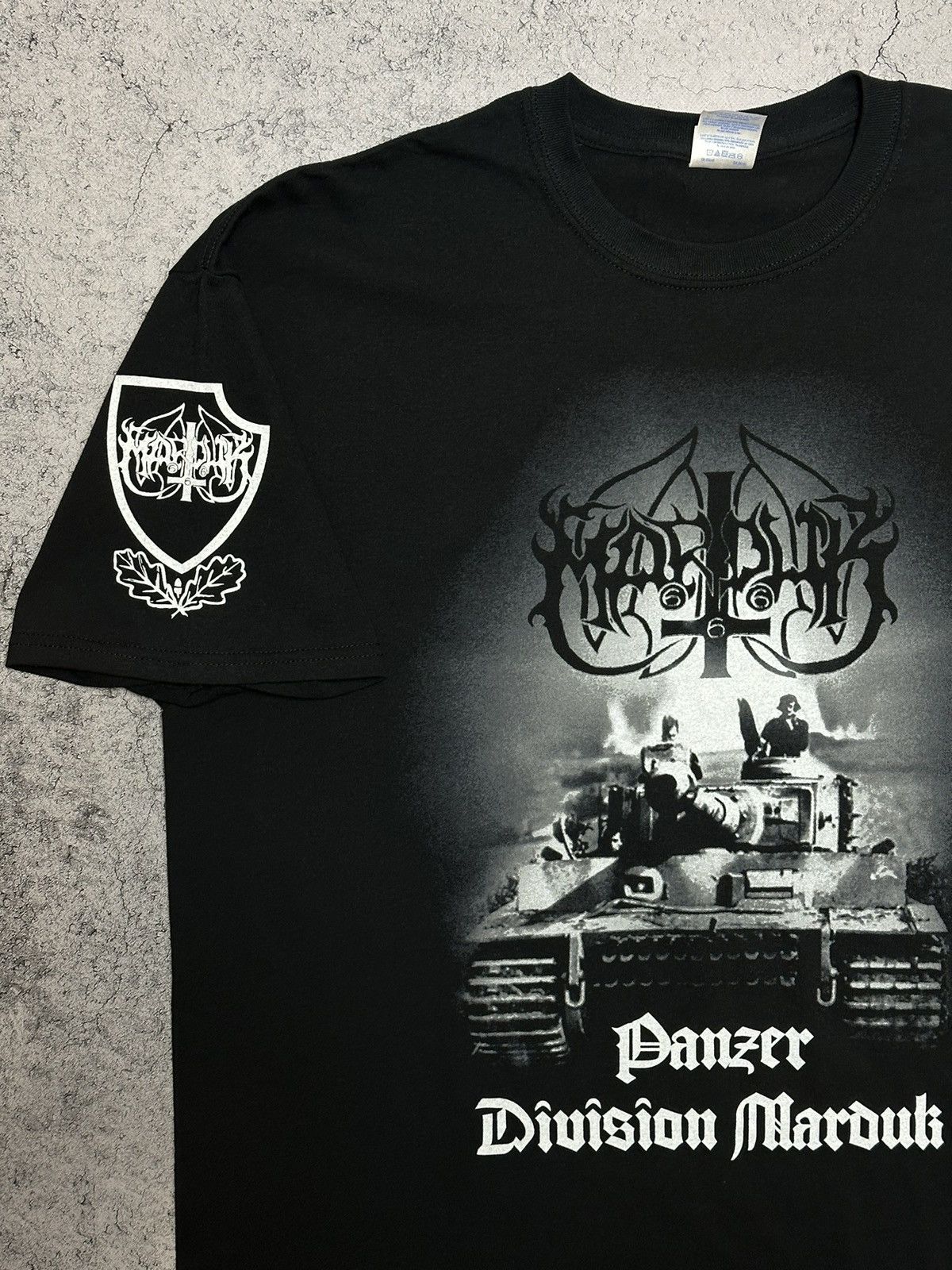 Band Tees Vintage Marduk Panzer Division 2008 Graphic T-shirt Size US XL / EU 56 / 4 - 2 Thumbnail