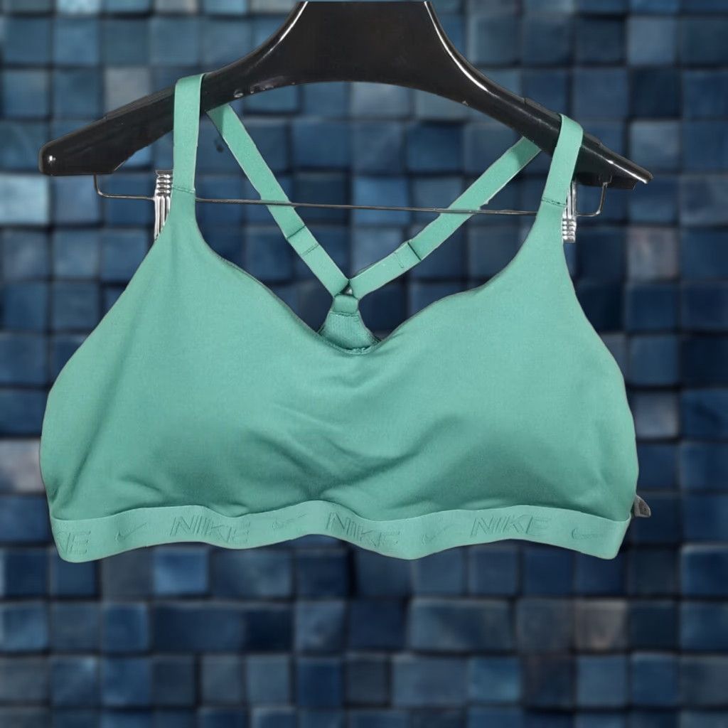 Nike Nike Women’s 1X Indy Light Support Padded Sports Bra Green FD1064-361 New Indy Light Nike Dri-FIT Sports Bra 1X Green Size ONE SIZE - 1 Thumbnail