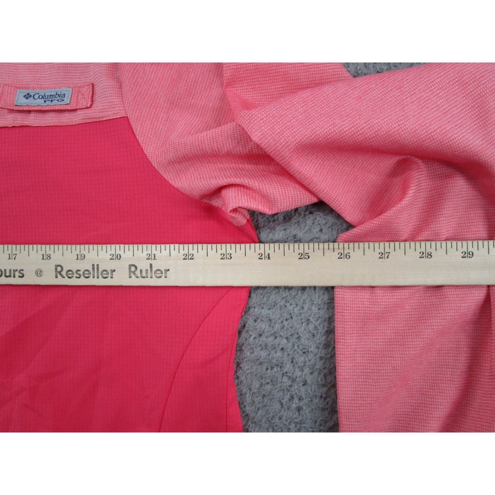 Pinko Columbia PFG Hoodie Women’s XL Pink 2 Tone Lightweight Pullover EUC Fishing Size XL / US 12-14 / IT 48-50 - 6 Thumbnail