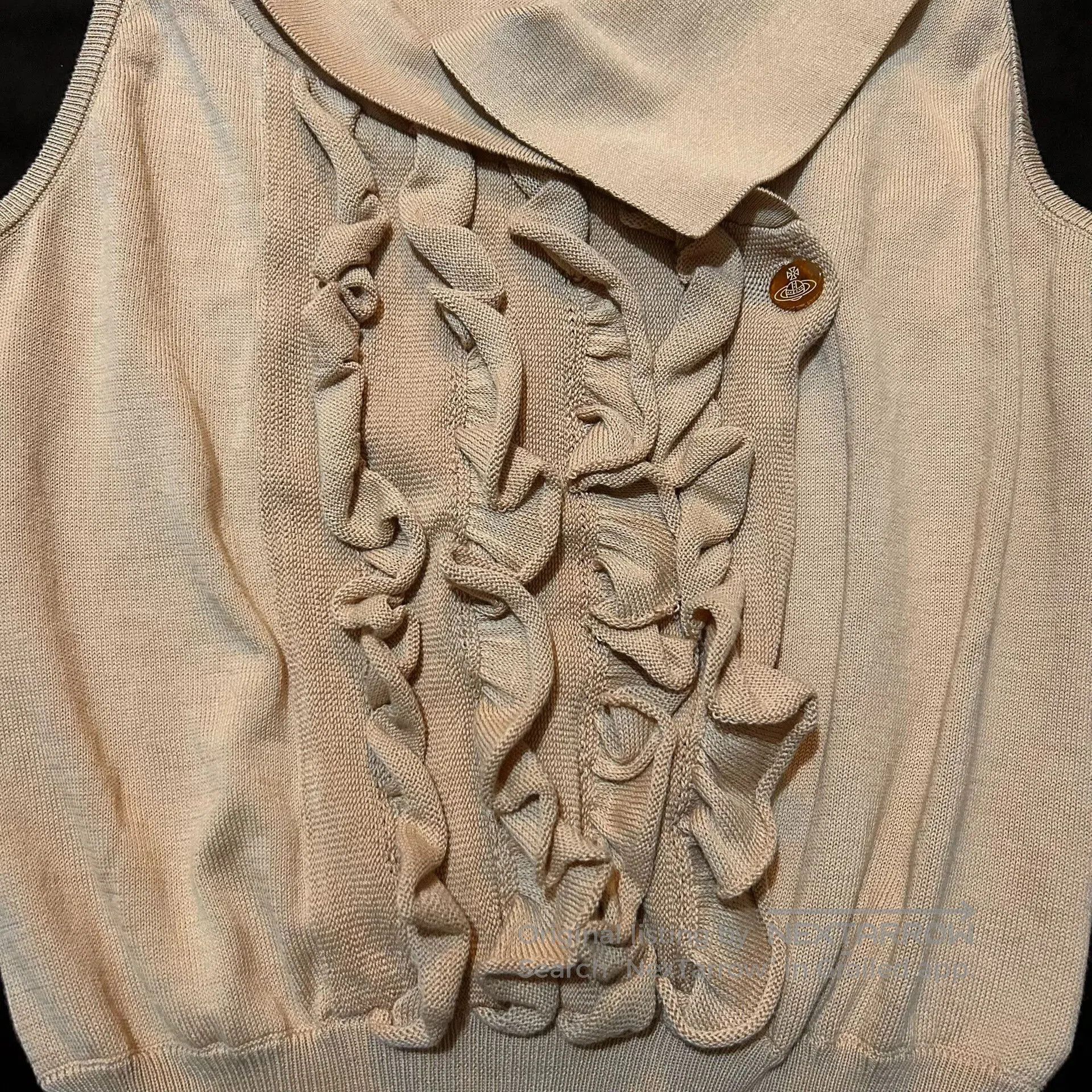 Vivienne Westwood Vivienne Westwood Saturn Buckle Knit Vest. Size S / US 4 / IT 40 - 4 Thumbnail