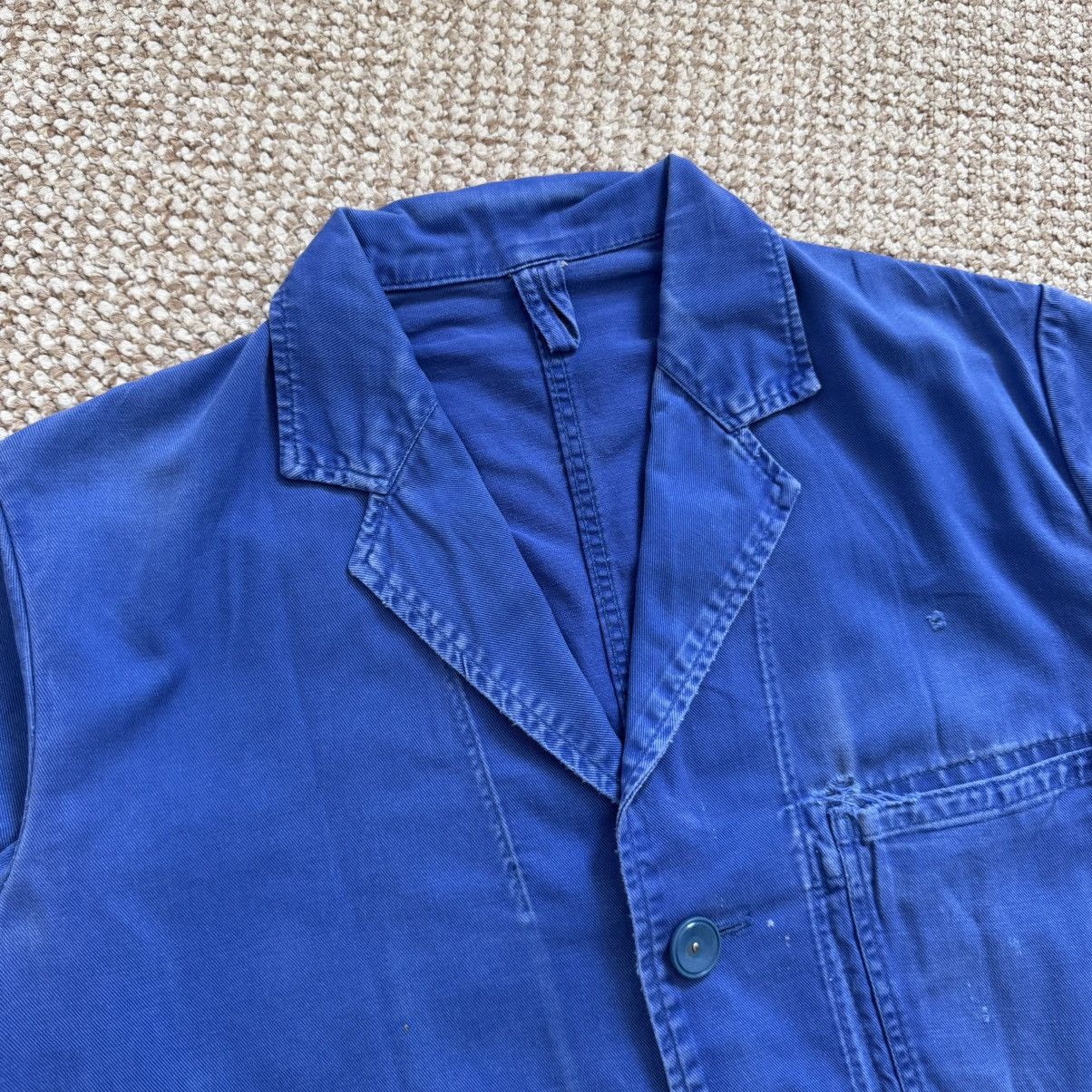 Le Laboureur 60s very worn french vintage distressed works jacket Size US S / EU 44-46 / 1 - 2 Thumbnail