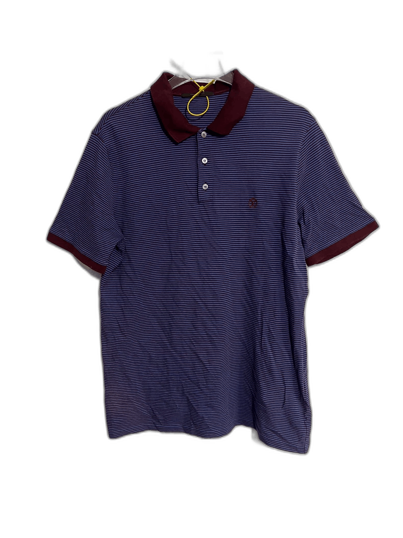 Louis Vuitton Stripe Polo Shirt with Logo