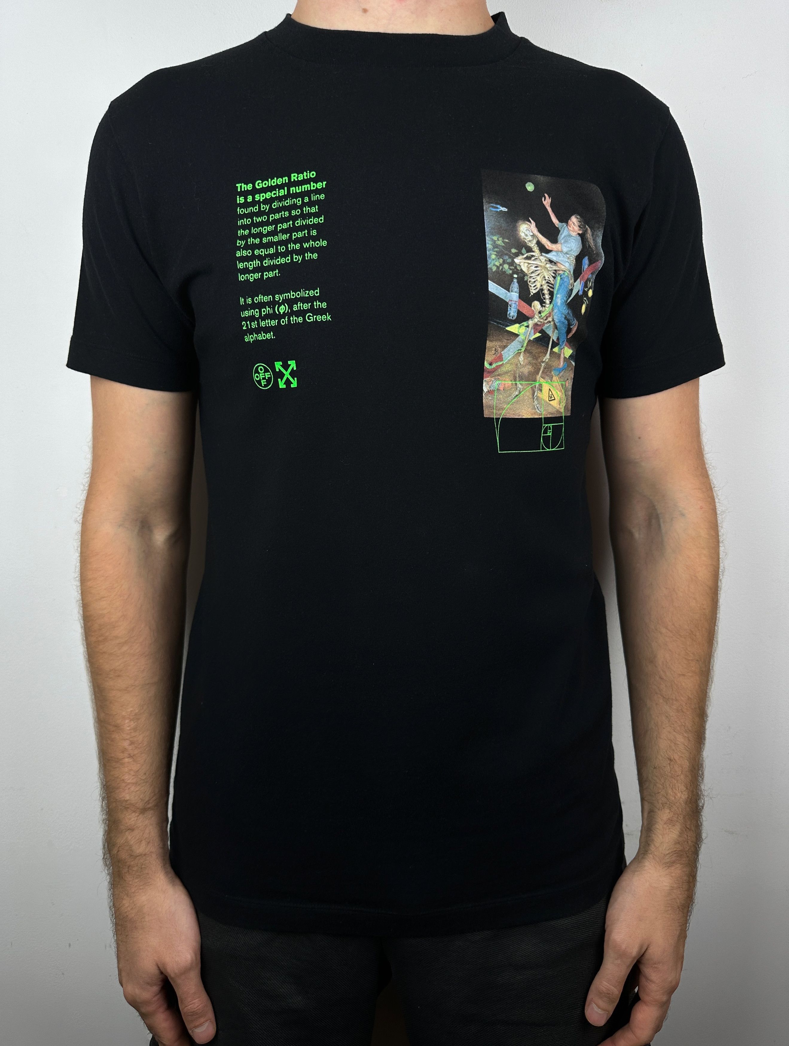 Off-White Off-White Virgil Abloh Golden Ratio Tee T Shirt Size US M / EU 48-50 / 2 - 3 Thumbnail