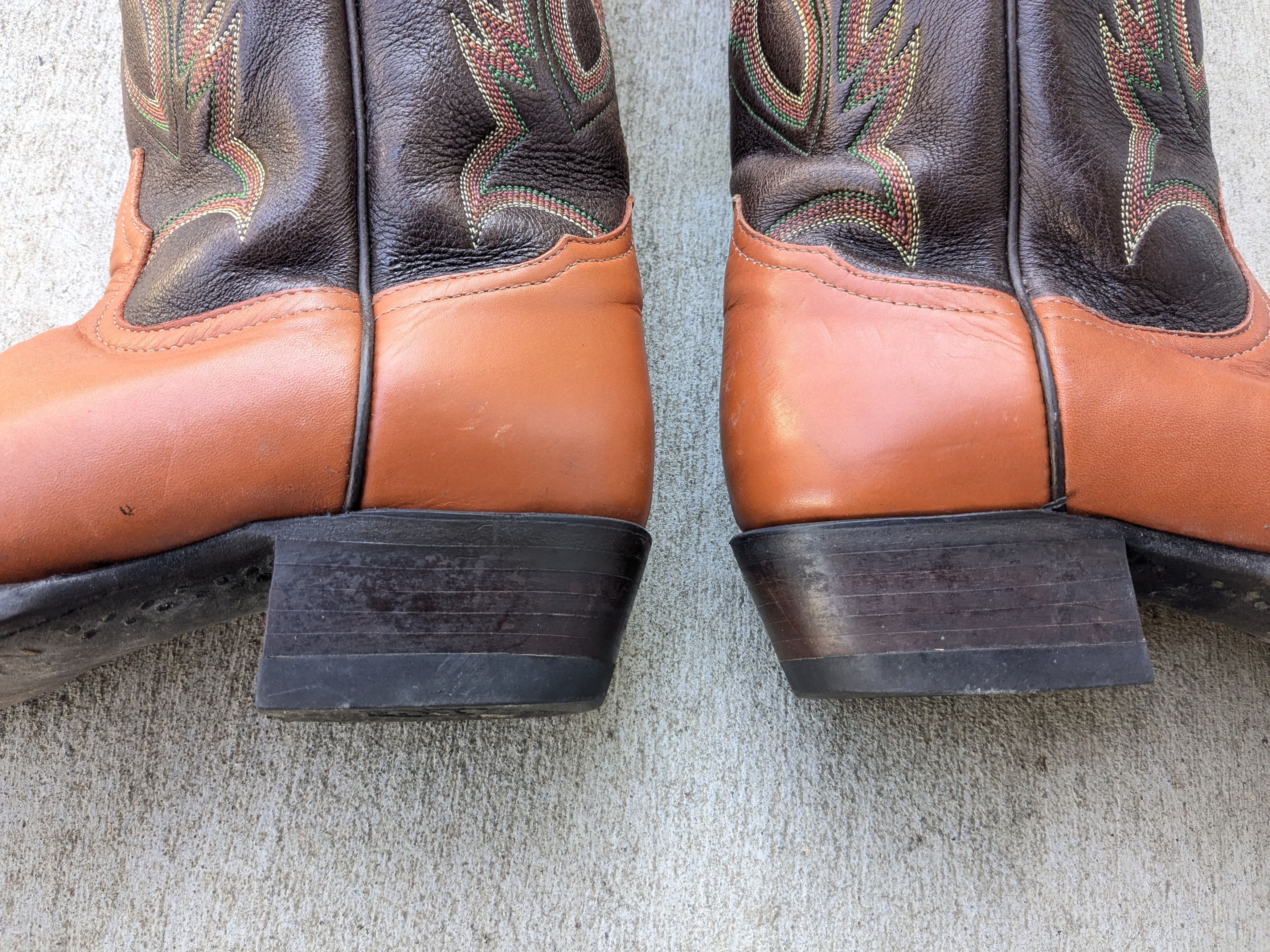 Other Tony Lama Cowboy Boots Lizard Brown 9.5 D Botas USA Size US 9.5 / EU 42-43 - 5 Thumbnail