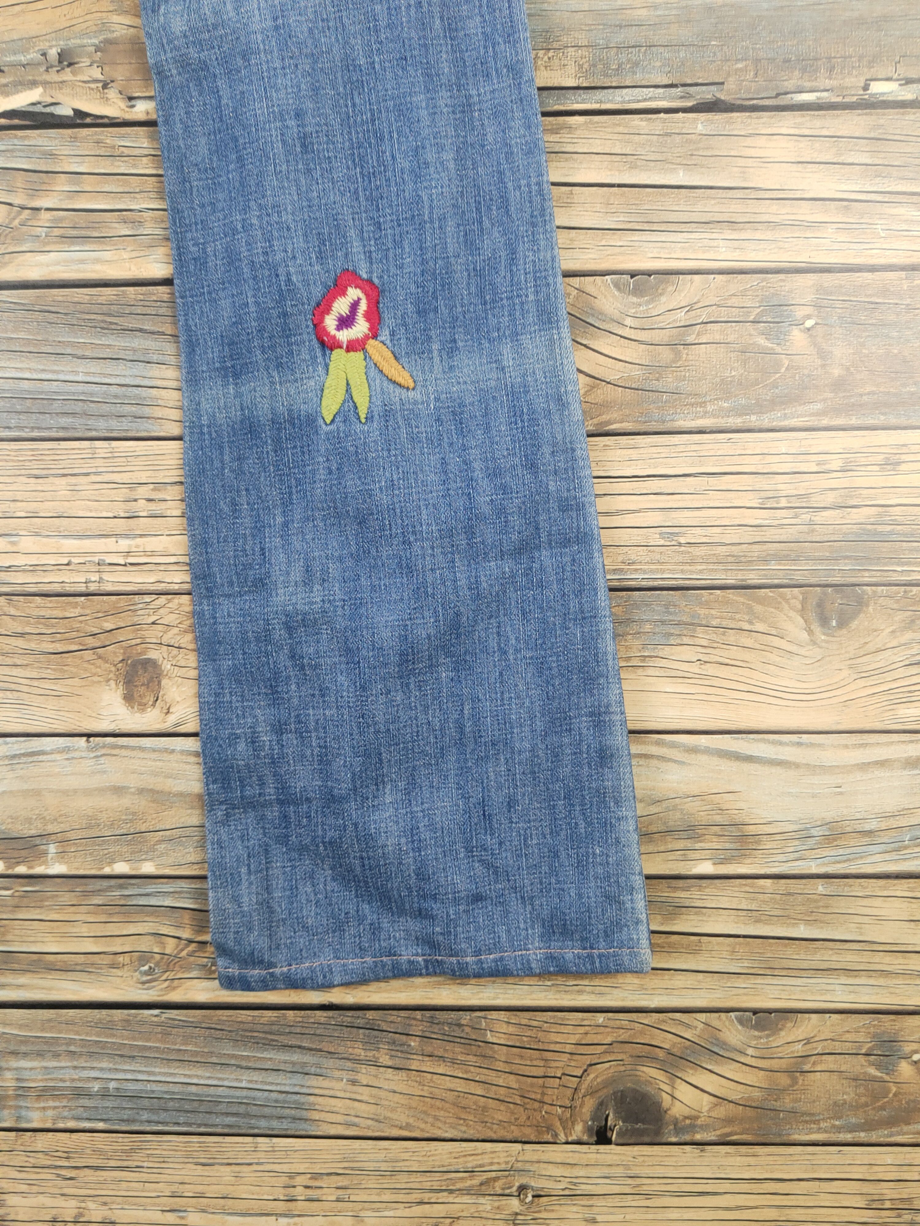 Joe's DL Joe's Blue Distressed Ripped Jeans #46-010 Size 24" / US 00 / IT 34 - 12 Thumbnail