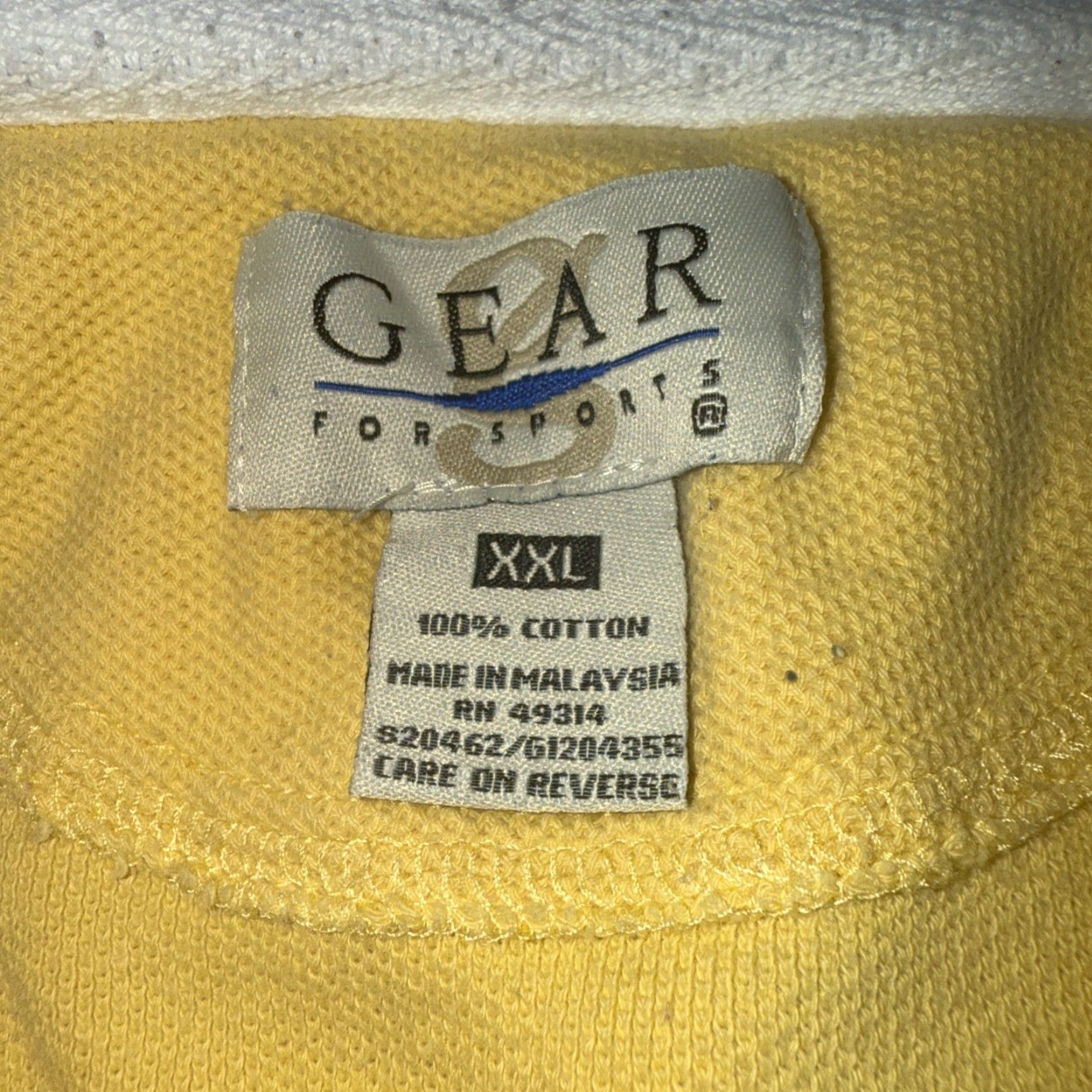 Vintage VINTAGE Gear Cruise Polo Shirt Men XXL Short Sleeve White Caribbean Yellow Embroidered Logo The Fun Ship Carnival Ecstasy Shirt Size US XXL / EU 58 / 5 - 3 Thumbnail