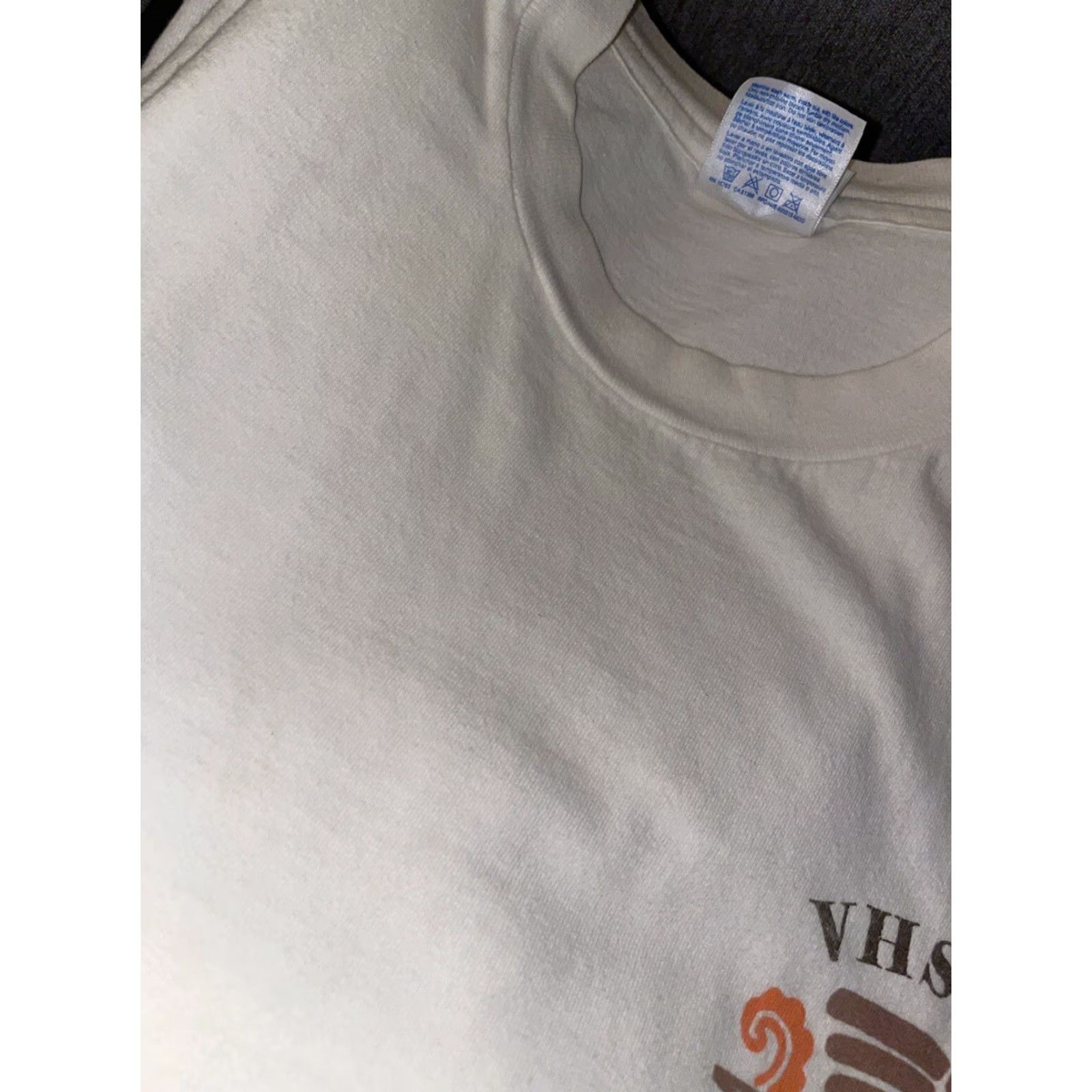VINTAGE Hanes Beefy-T T-Shirt White XL Mens Mayan Calandra Stitch 90s