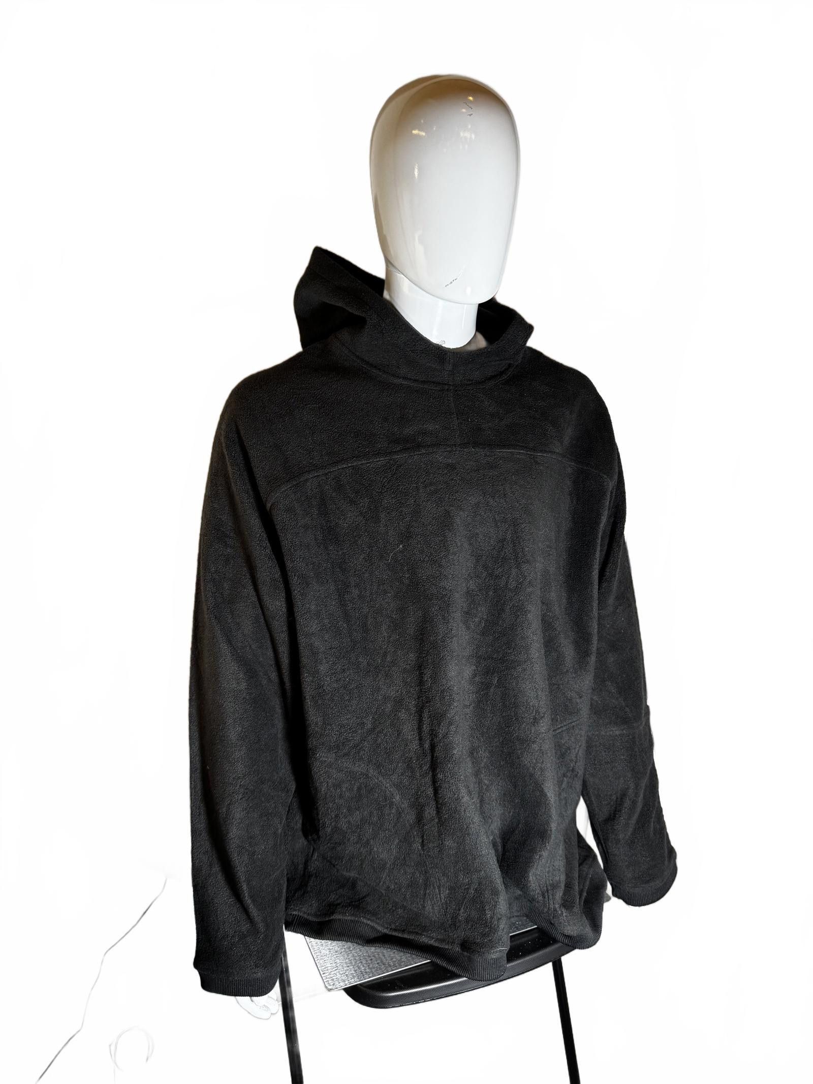Adidas Adidas Black Fleece Hoodie with High Neck Size US XL / EU 56 / 4 - 3 Thumbnail