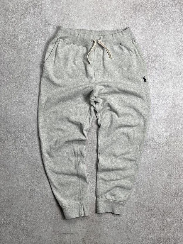 Polo Ralph Lauren × Vintage VINTAGE POLO RALPH LAUREN GRAY COTTON SWEATPANTS Y2K FLARED Size US 31 - 1 Thumbnail