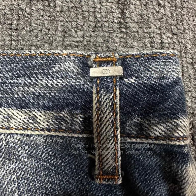 Dior Dior Washed, distressed whitened jeans Size US 32 / EU 48 - 4 Thumbnail