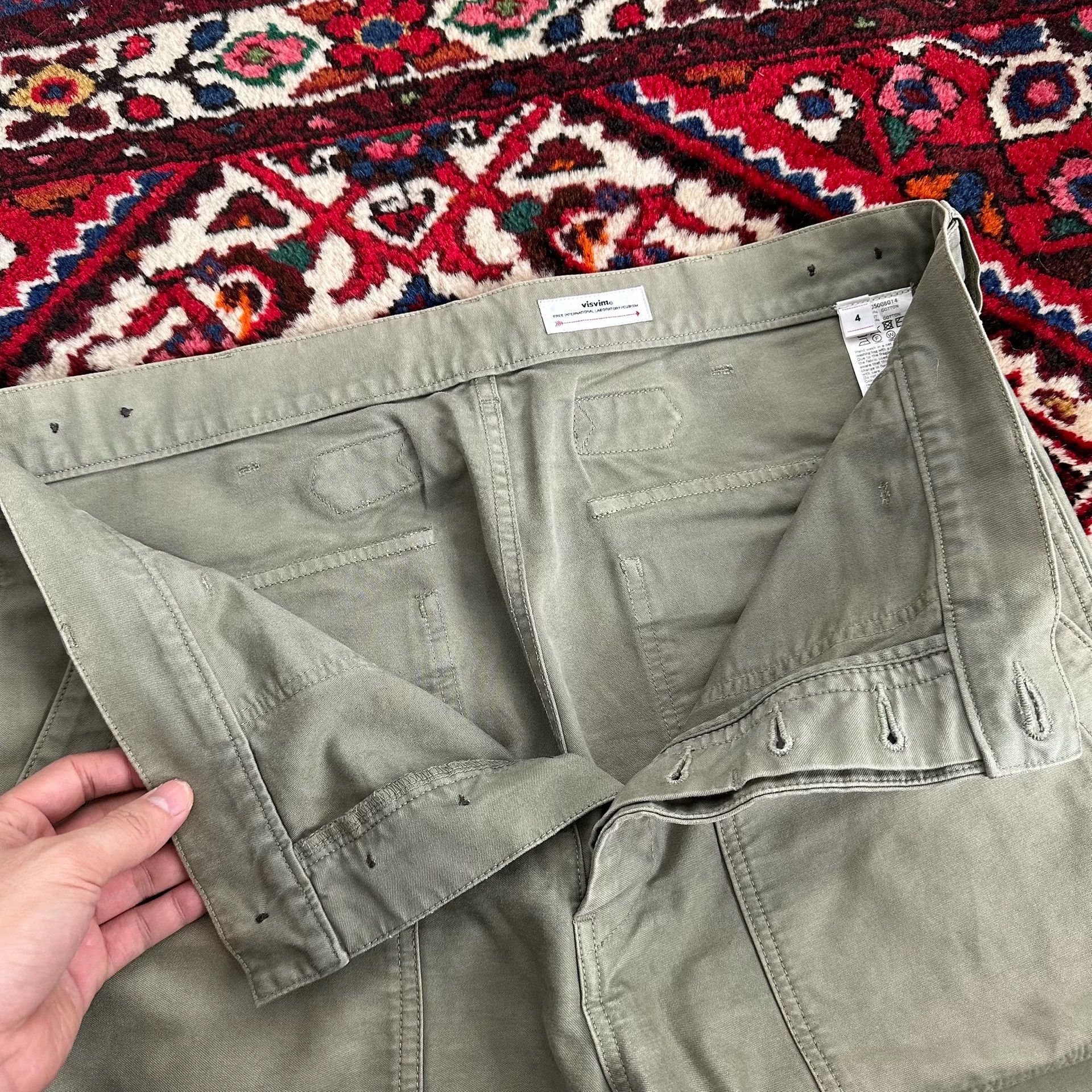 Visvim VISVIM 22SS ALDA Army Pants 4 (9/10) Size US 36 / EU 52 - 6 Thumbnail