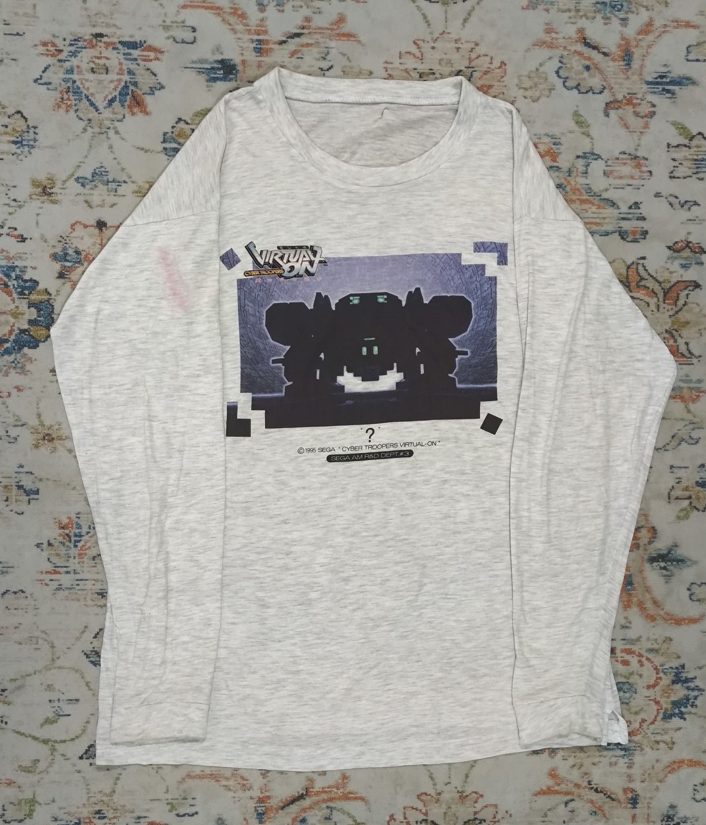 Japanese Brand Virtual On Cyber Troopers Vintage Longsleeve Promo Tee 1995 Size US L / EU 52-54 / 3 - 2 Thumbnail