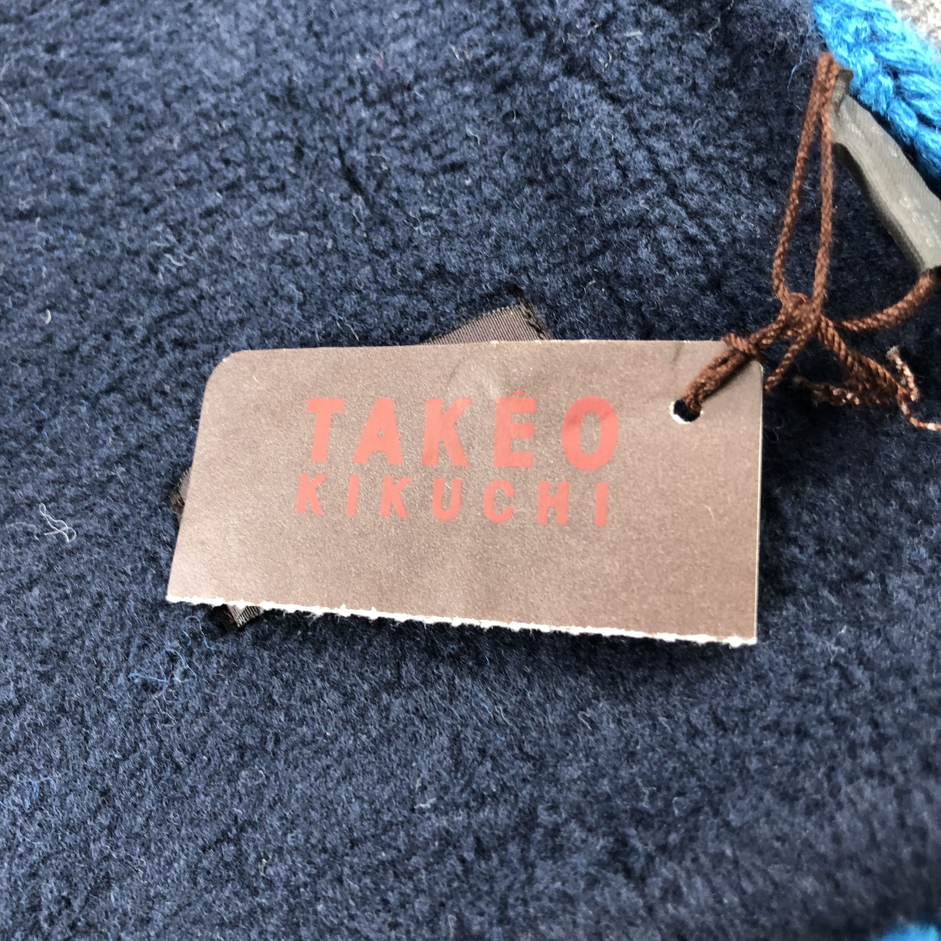 Takeo Kikuchi Takeo Kikuchi Wool Scarf Muffler V966 Size ONE SIZE - 6 Thumbnail