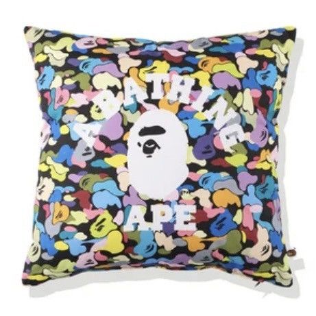 Bape BAPE Multi camo college logo pillow cushion a bathing ape Size ONE SIZE - 1 Thumbnail