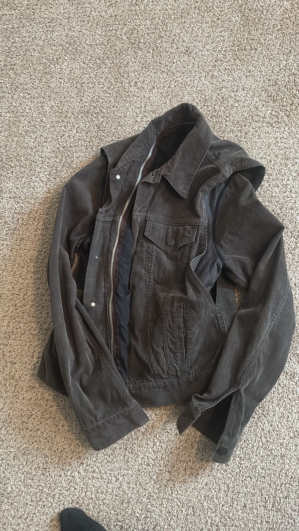 Maison MIHARA YASUHIRO Maison MIHARA YASUHRIO Corduroy Zipper Button Jacket Size US S / EU 44-46 / 1 - 1 Thumbnail