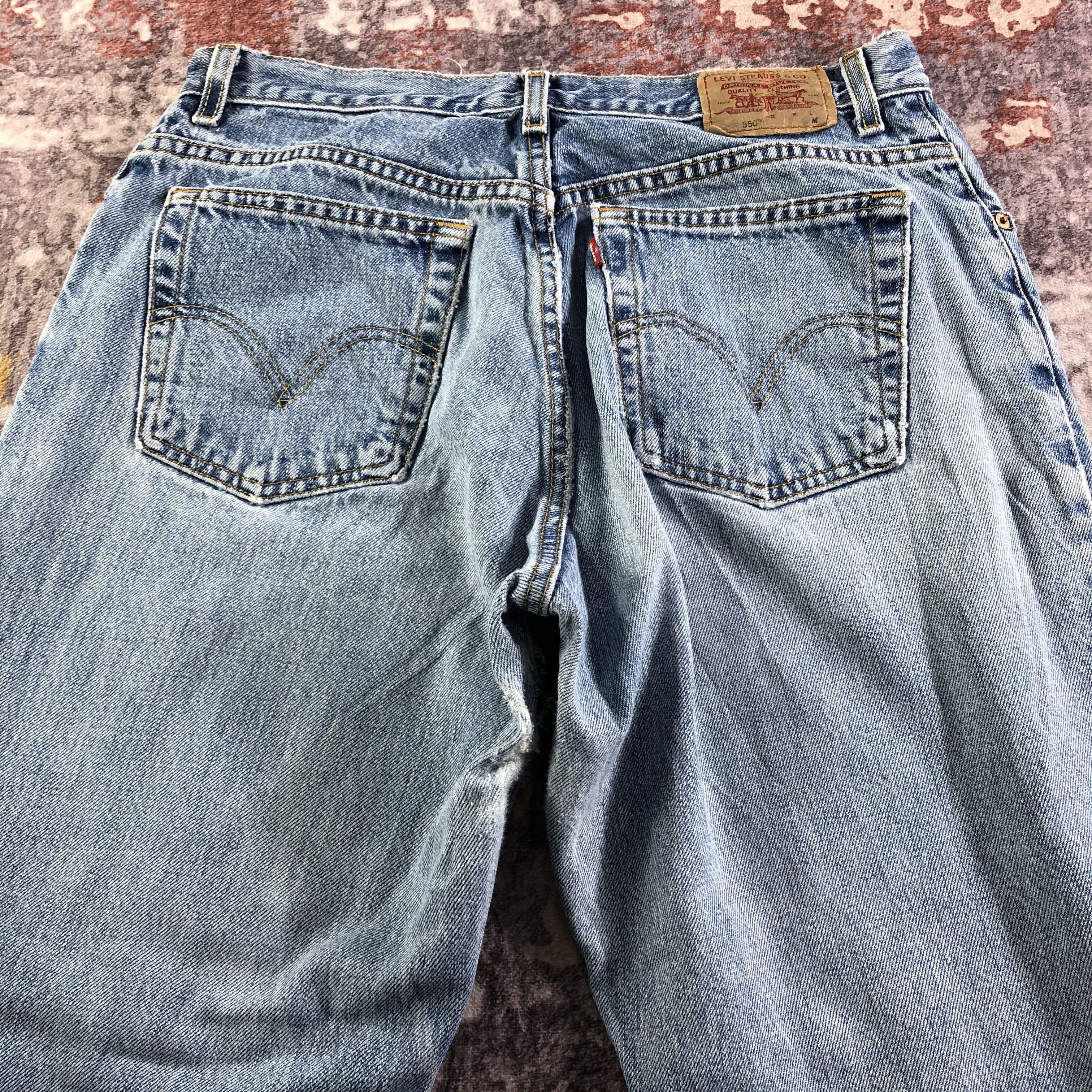 Levi's × Vintage Vintage Blue Wash Levis 550 Jeans-JM3486 Size US 33 - 5 Thumbnail