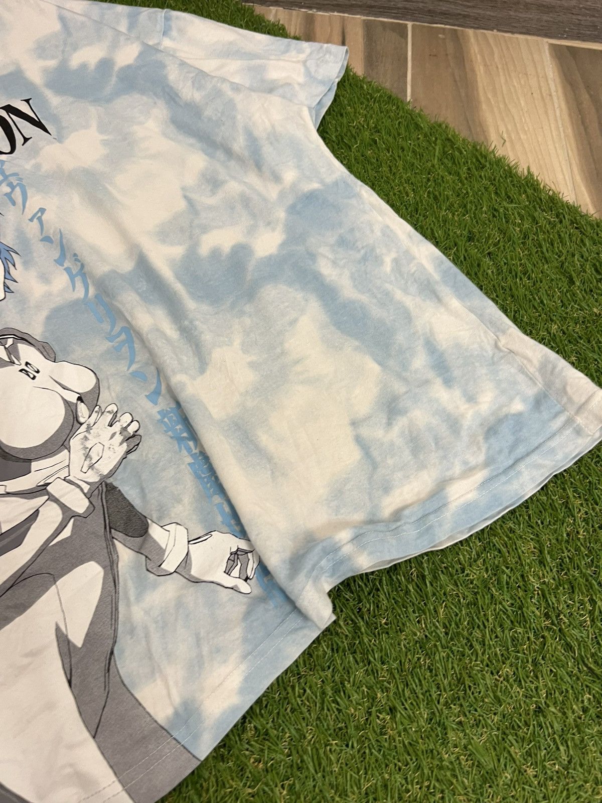 Japanese Brand × Vintage Retro Anime Evangelion Ayanami Rei Vintage Washed T-Shirt Size US XL / EU 56 / 4 - 5 Thumbnail