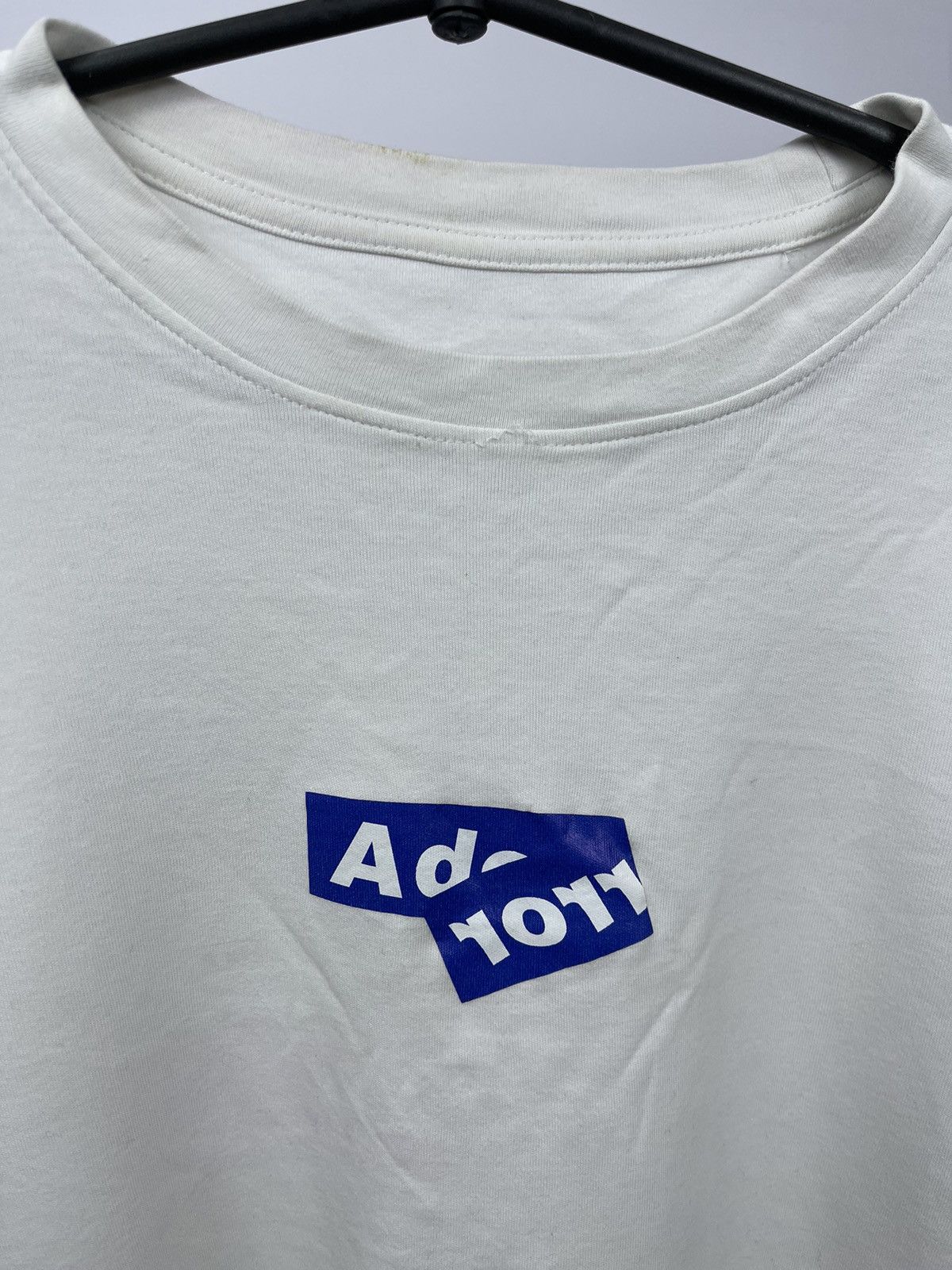 Ader Error Ader Error Central Logo T-Shirt White Size A1 Summer 2021 Size US L / EU 52-54 / 3 - 3 Thumbnail