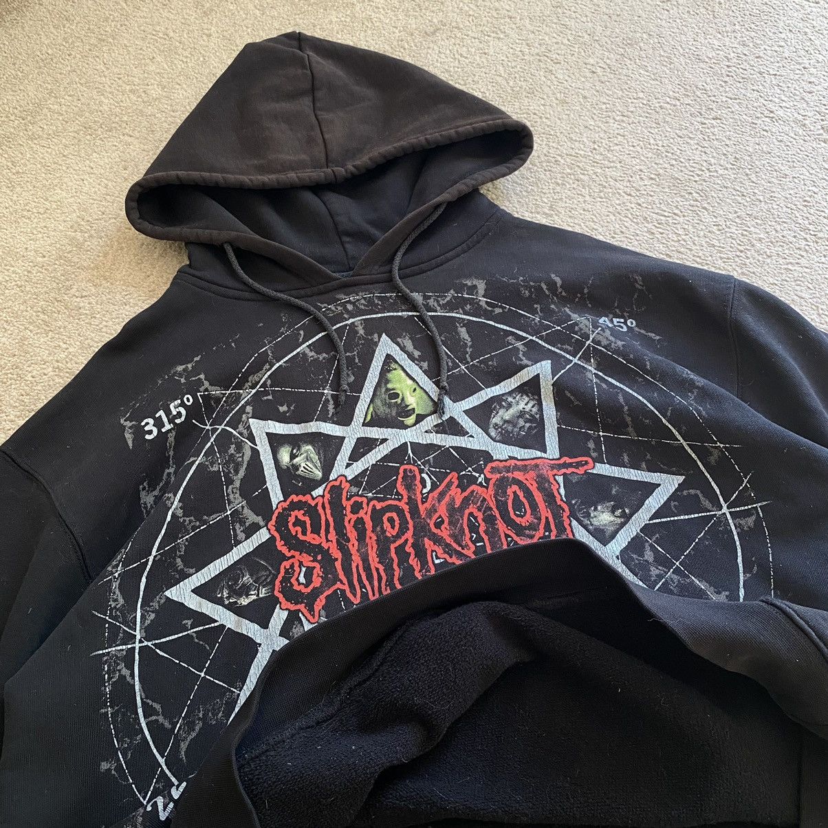 Band Tees Vintage Slipknot All Hope Is Gone AOP Hoodie Size US L / EU 52-54 / 3 - 4 Thumbnail