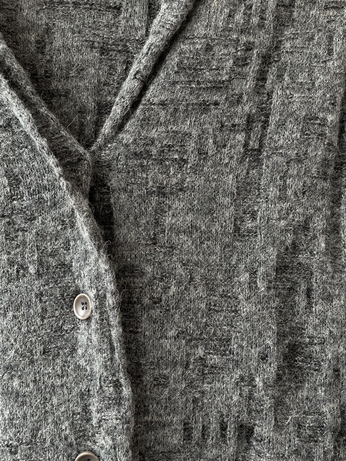 OSKA OSKA Grey Linen/Alpaca/Wool Soft Women Cardigan Size 1/S-M Size S / US 4 / IT 40 - 6 Thumbnail