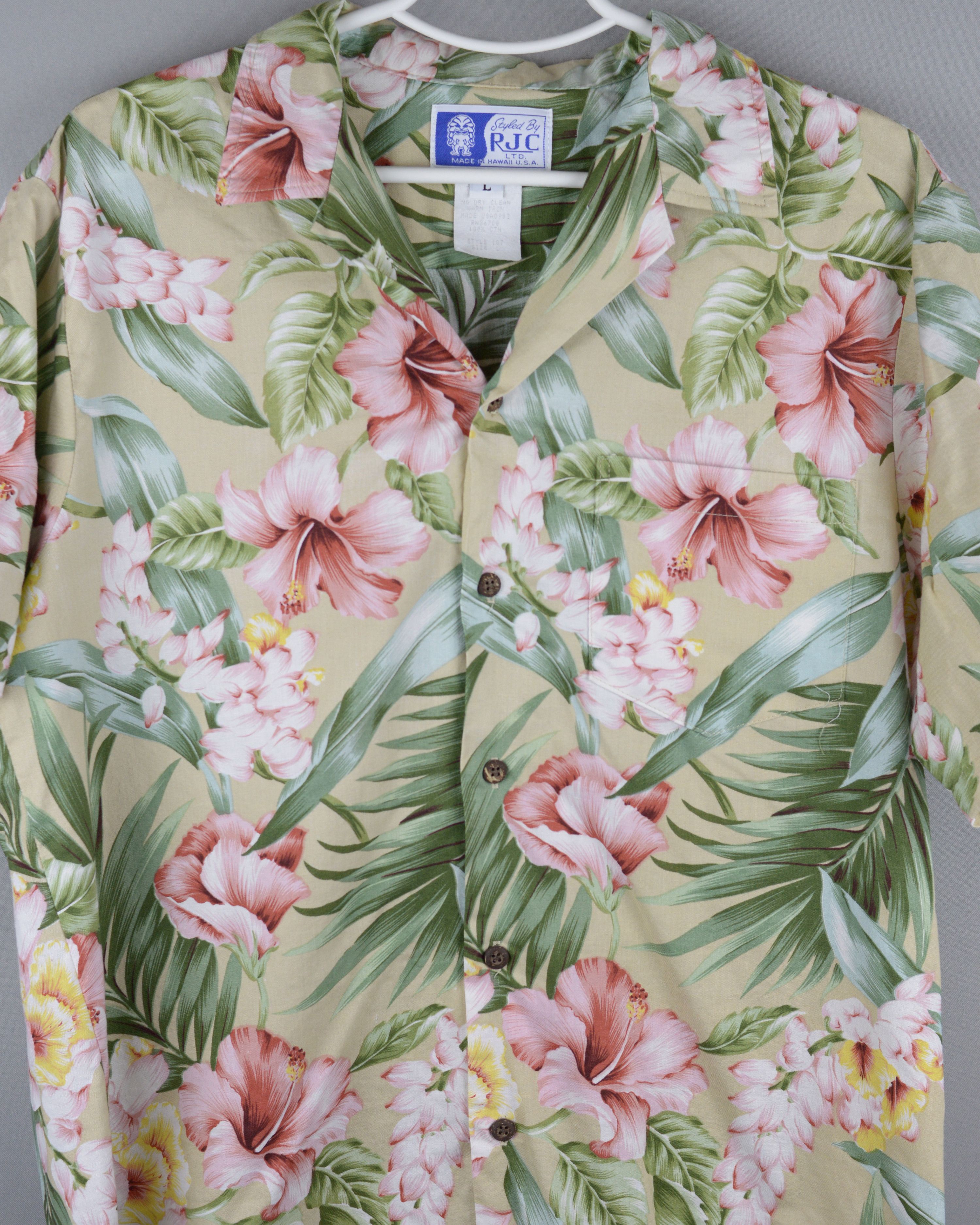 Vintage Vintage Styled by RJC Hawaiian 90s t shirt Size US L / EU 52-54 / 3 - 3 Thumbnail