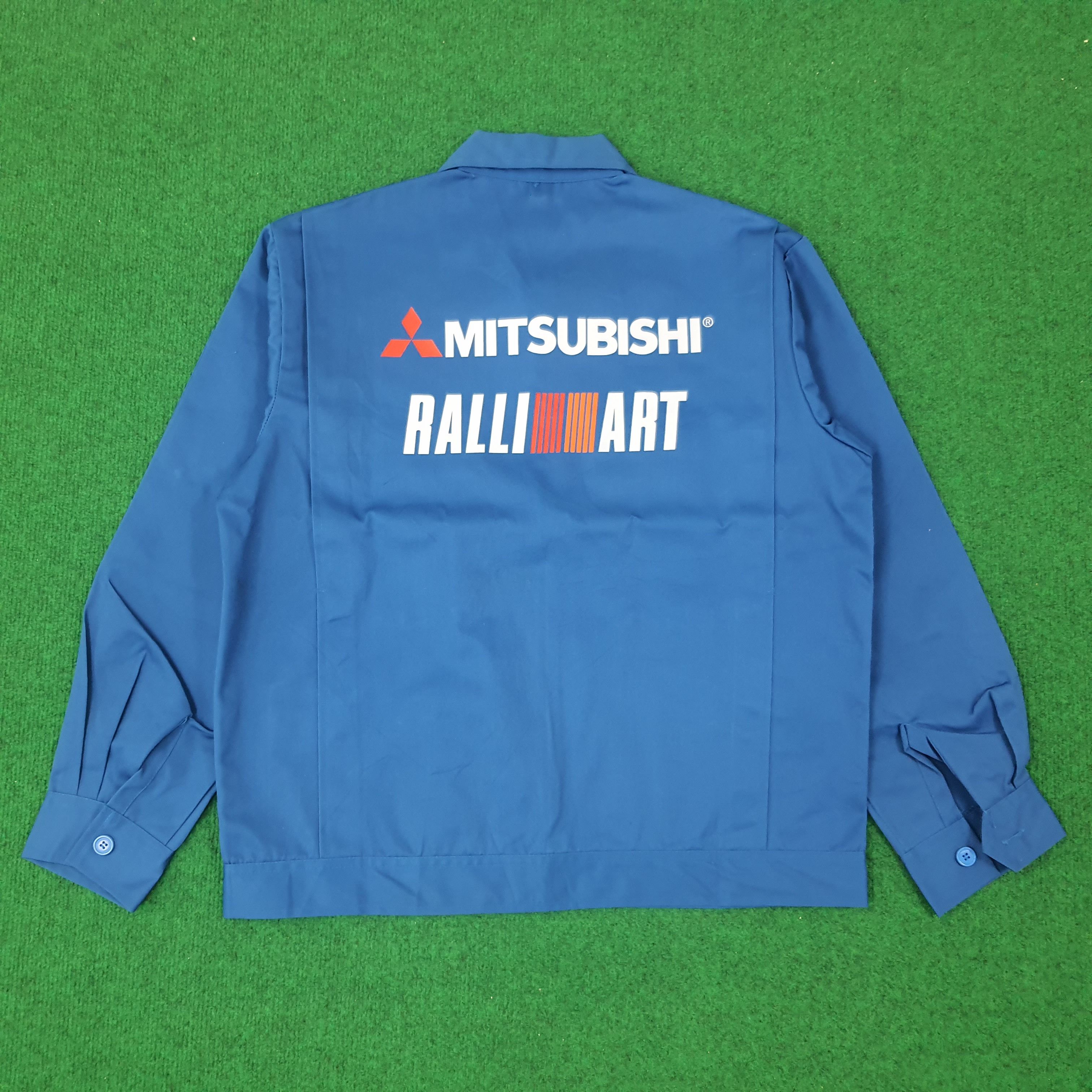 Japanese Brand × Vintage Vintage Mitsubishi RalliArt Japan Motorsports Jacket C220N10 Size US M / EU 48-50 / 2 - 1 Thumbnail