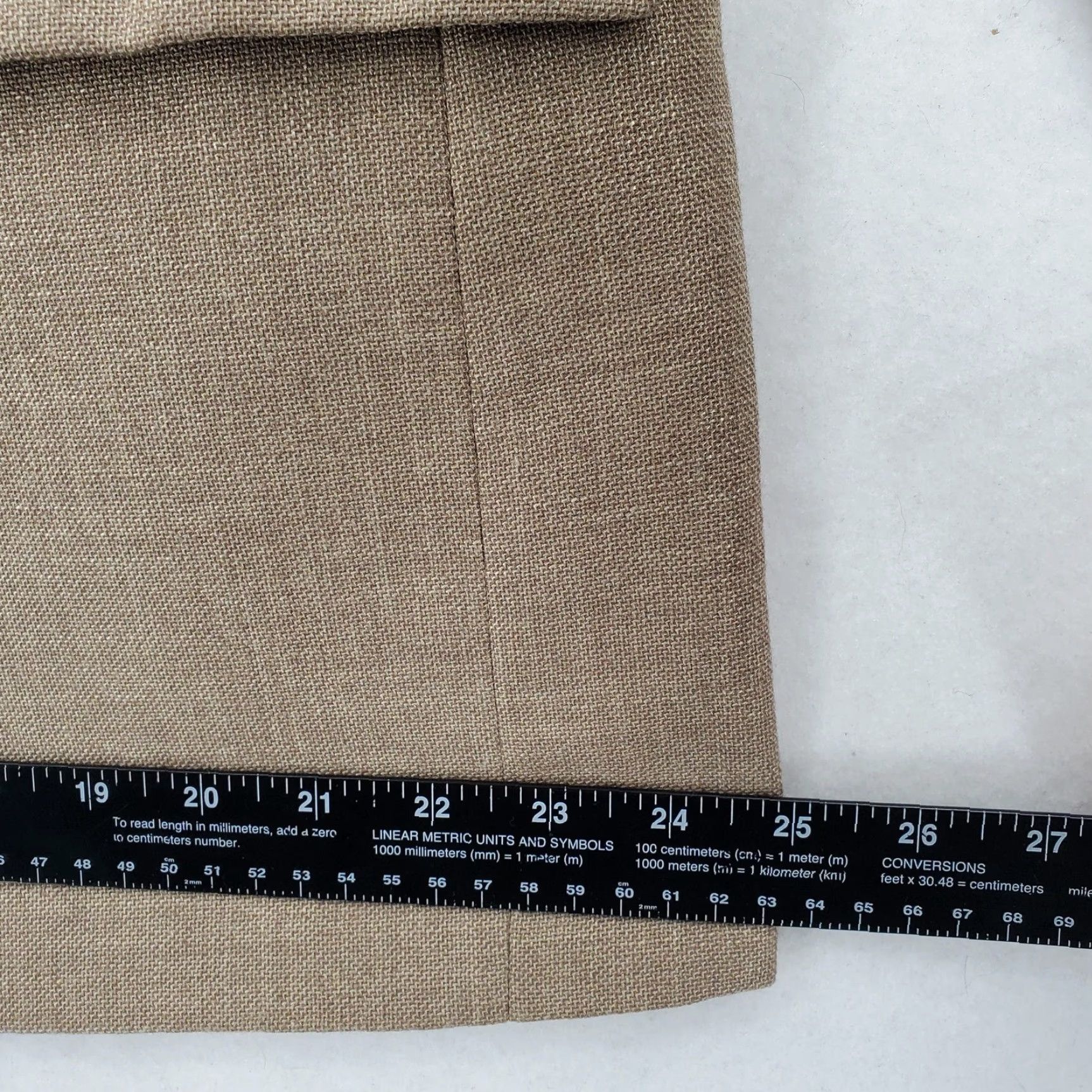 Ralph Lauren Lauren Ralph Lauren Sport Coat Mens 46R Beige Two-Button Linen Blend Blazer Blazer Business Wedding Blazer Mens Size 46R - 7 Thumbnail