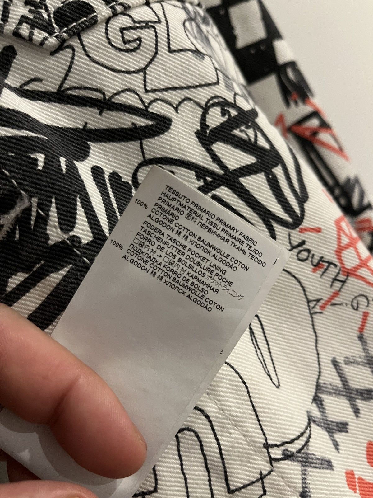 Maison Margiela Margiela Graffiti Print Oversized Denim Jacket Size US S / EU 44-46 / 1 - 8 Thumbnail