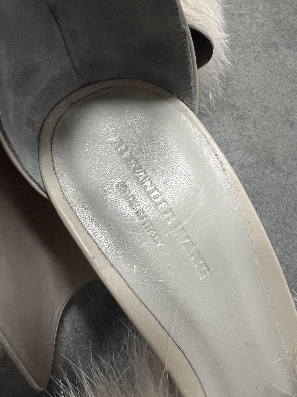 Alexander Wang Alexander Wang Iconic Rabbit fur Sandal Heels Size US 7.5 / IT 37.5 - 6 Thumbnail