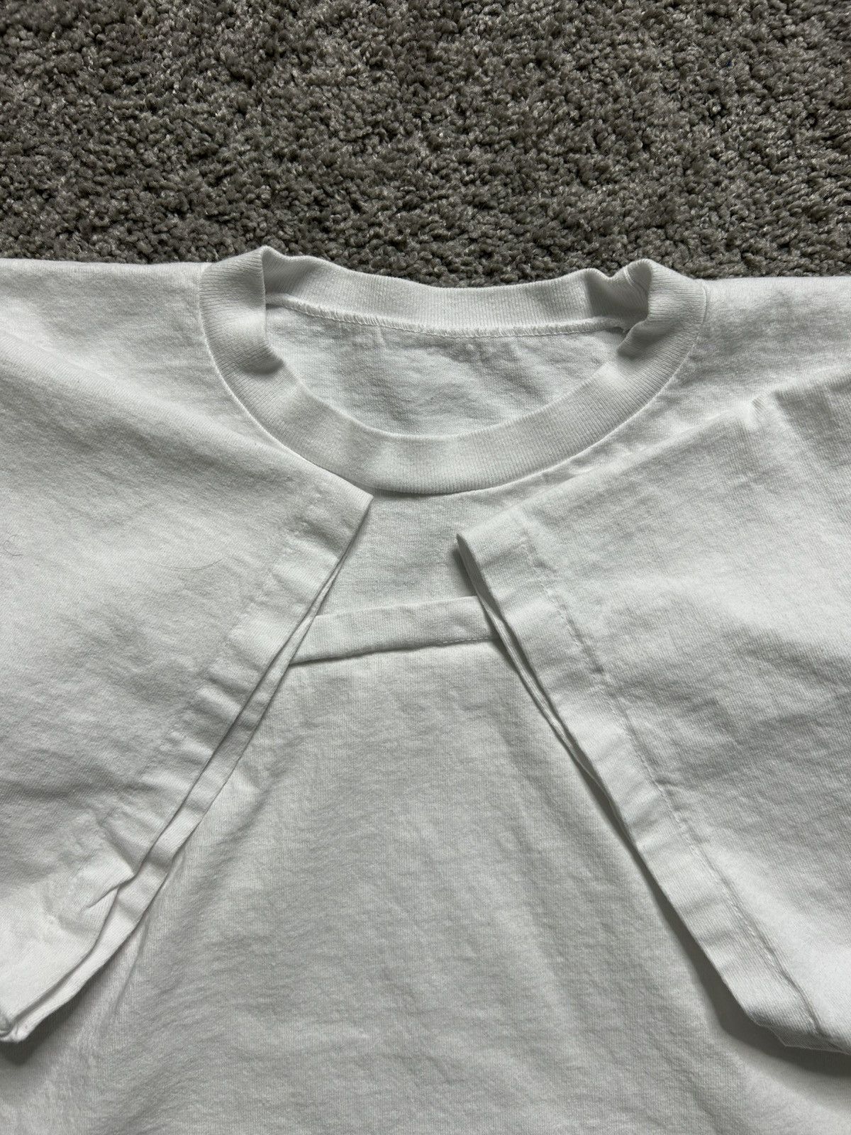Yeezy Yeezy Tee TS-01 02 Blank White Boxy Single Stitch Size US L / EU 52-54 / 3 - 6 Thumbnail