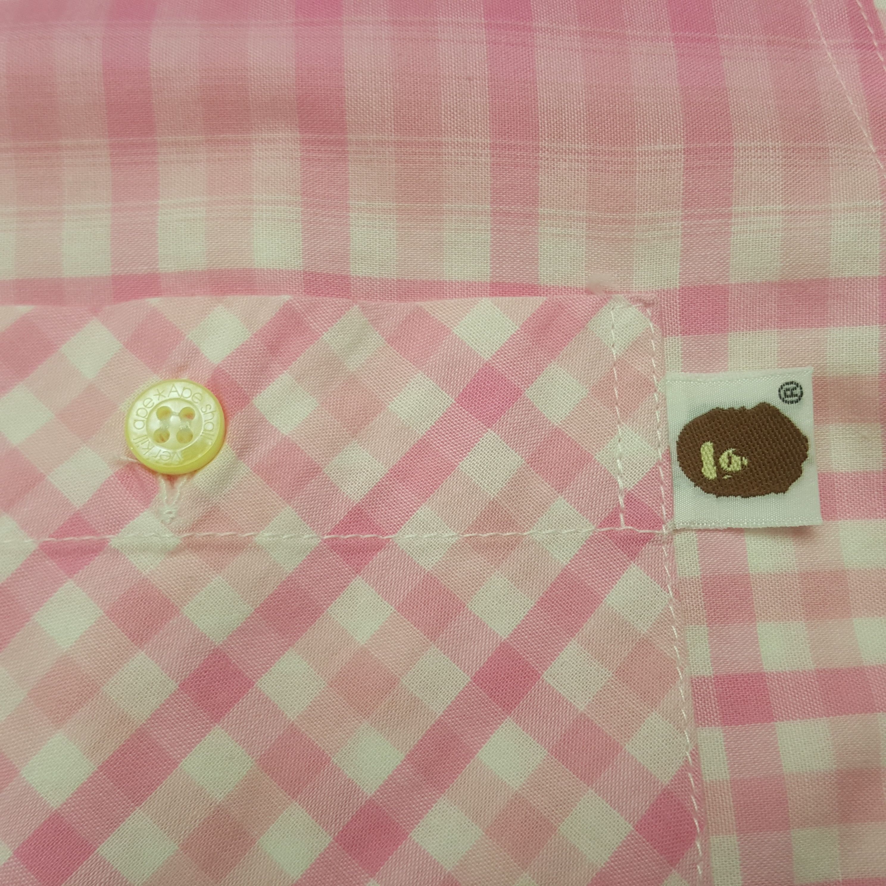 Bape Vintage A Bathing Ape Flannel Shirt Button Up C312N70 Size US M / EU 48-50 / 2 - 5 Thumbnail