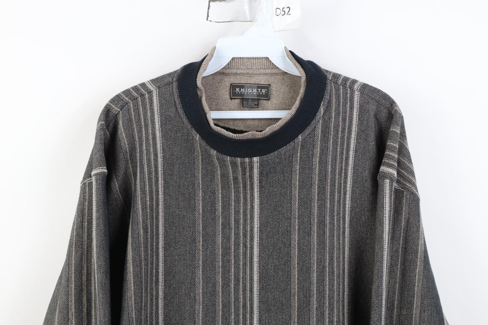Vintage Vintage 90s Streetwear Crewneck Sweatshirt Earth Tone Size US L / EU 52-54 / 3 - 2 Thumbnail