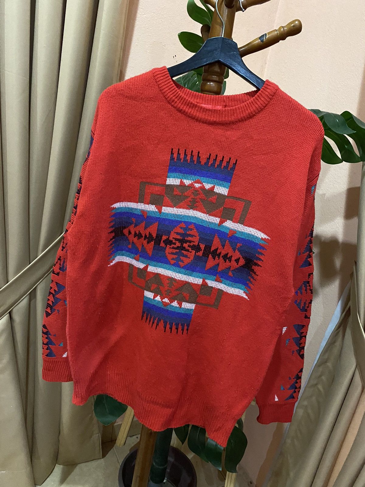 Vintage VINTAGE POWER OF THE PEOPLE NAVAJO KNITWEAR Size US L / EU 52-54 / 3 - 4 Thumbnail