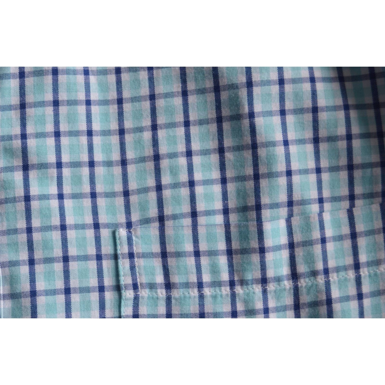 Brooks Brothers Brooks Brothers Men's Small Plaid Button Up Regent Shirt Blue Non Iron Stretch Size US S / EU 44-46 / 1 - 3 Thumbnail